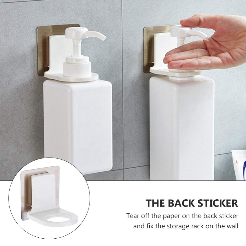 DOITOOL 10-Pack Shower Gel Holder Wall Mounted, Shampoo Soap Dispenser Shelf with Suction Hooks for Bathroom Organization - Perfect for Showers, Sinks, and Kitchen Use