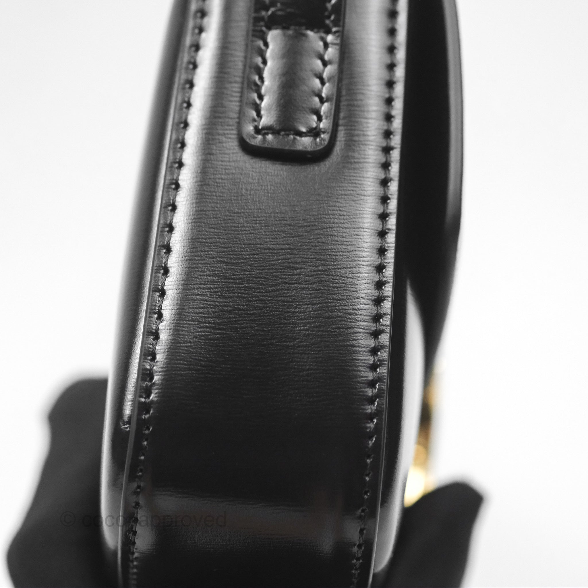 Celine Triomphe Shoulder Bag in Black Calfskin Leather - Luxury Crossbody Purse for Women, Perfect for Work, Date Night & Travel