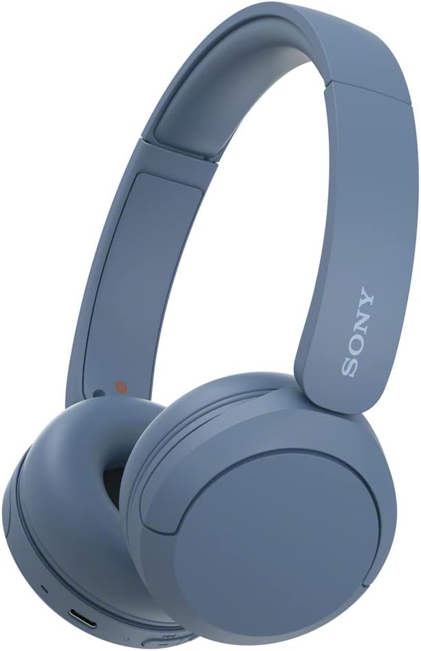 Sony WH-CH520 Wireless Bluetooth Headphones - Lightweight, Comfortable, 50H Battery Life - Perfect for Travel, Workout, and Home Use