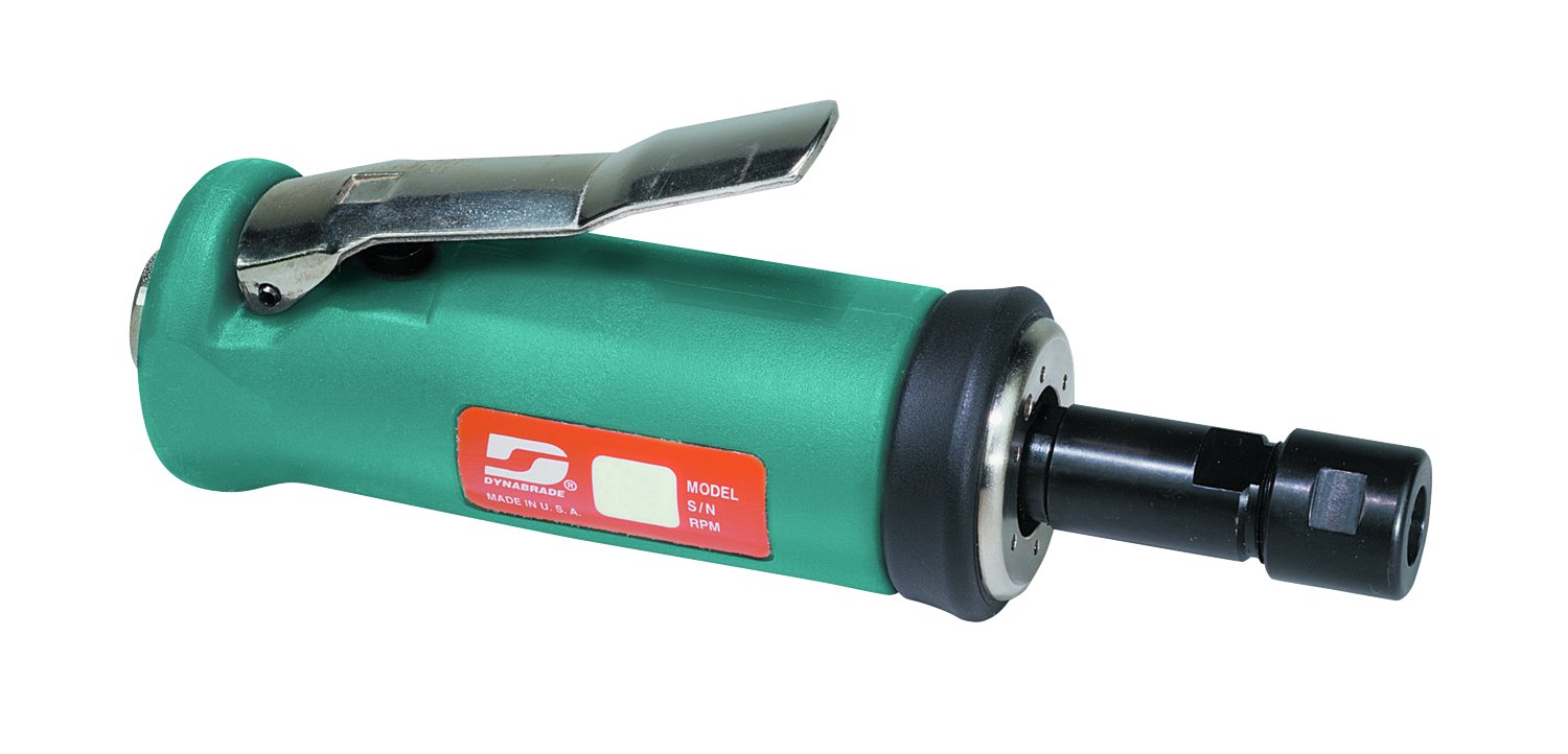 Dynabrade 51303 0.5 HP Straight-Line Die Grinder - 24,000 RPM Gearless Front Exhaust with 1/4
