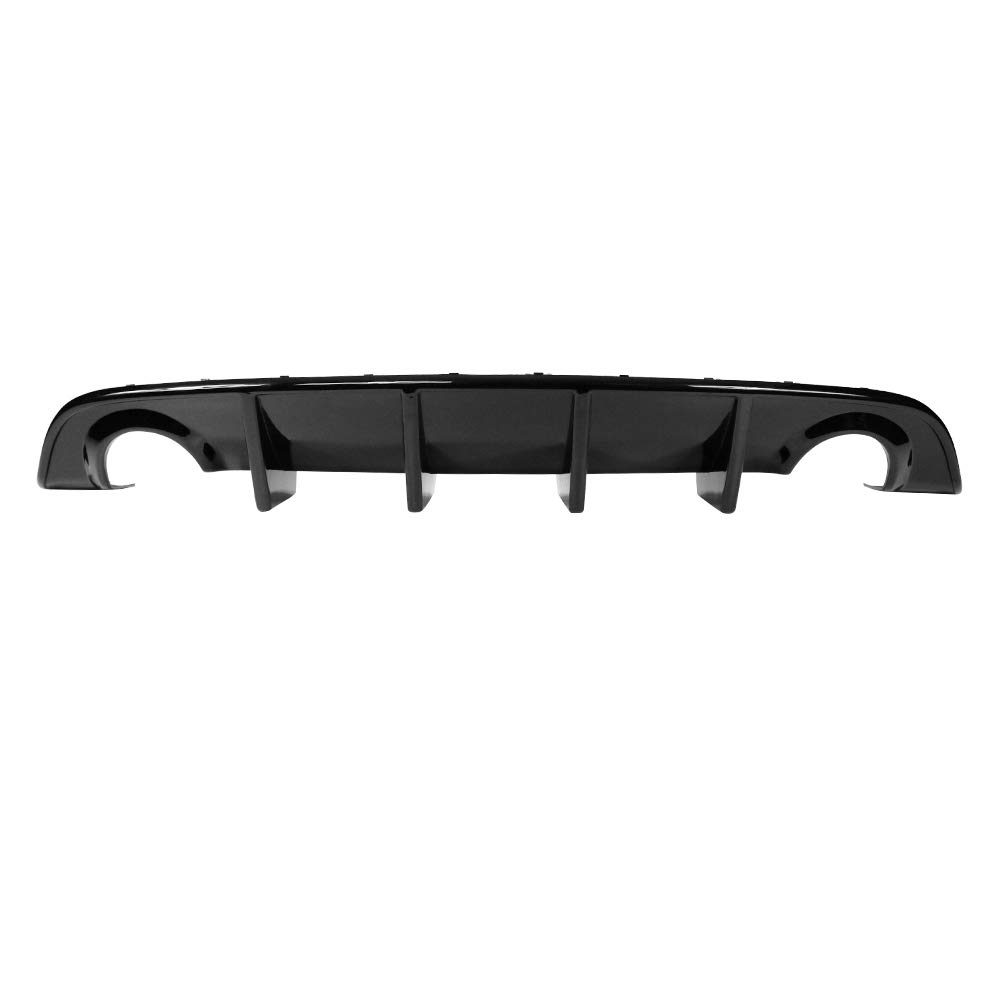 FREEMOTOR802 Gloss Black Rear Diffuser for 2015-2023 Dodge Charger SRT | OE Style Lower Lip Spoiler & Valance Panel | Enhances Aerodynamics & Sporty Look for Street Racing & Car Shows