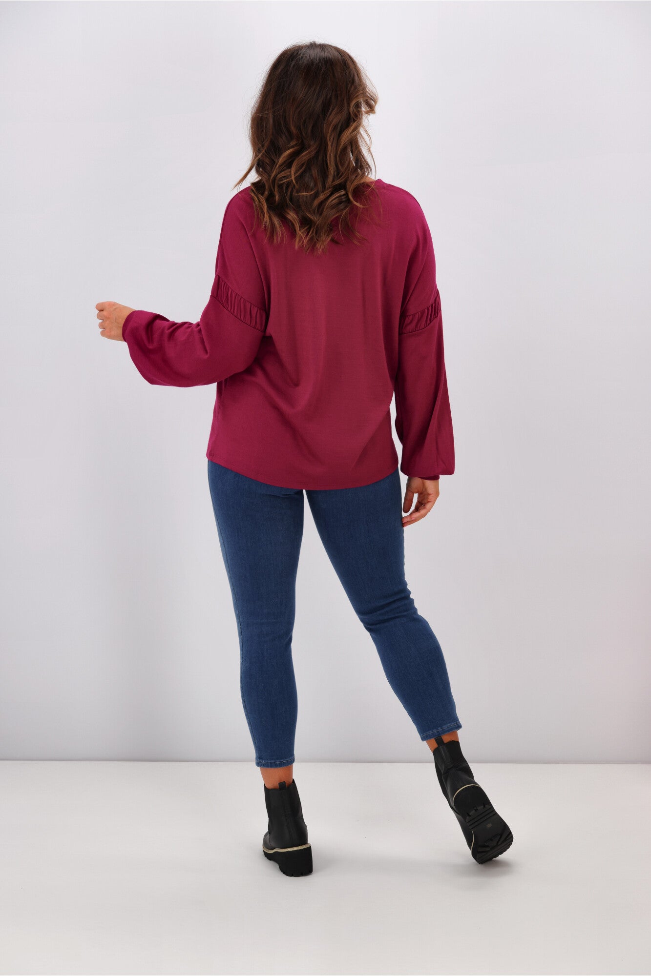 Alpine by Shine On Megan Drop Shoulder Merino Wool Sweater - Women's Casual Winter Pullover for Outdoor Activities & Cozy Layering