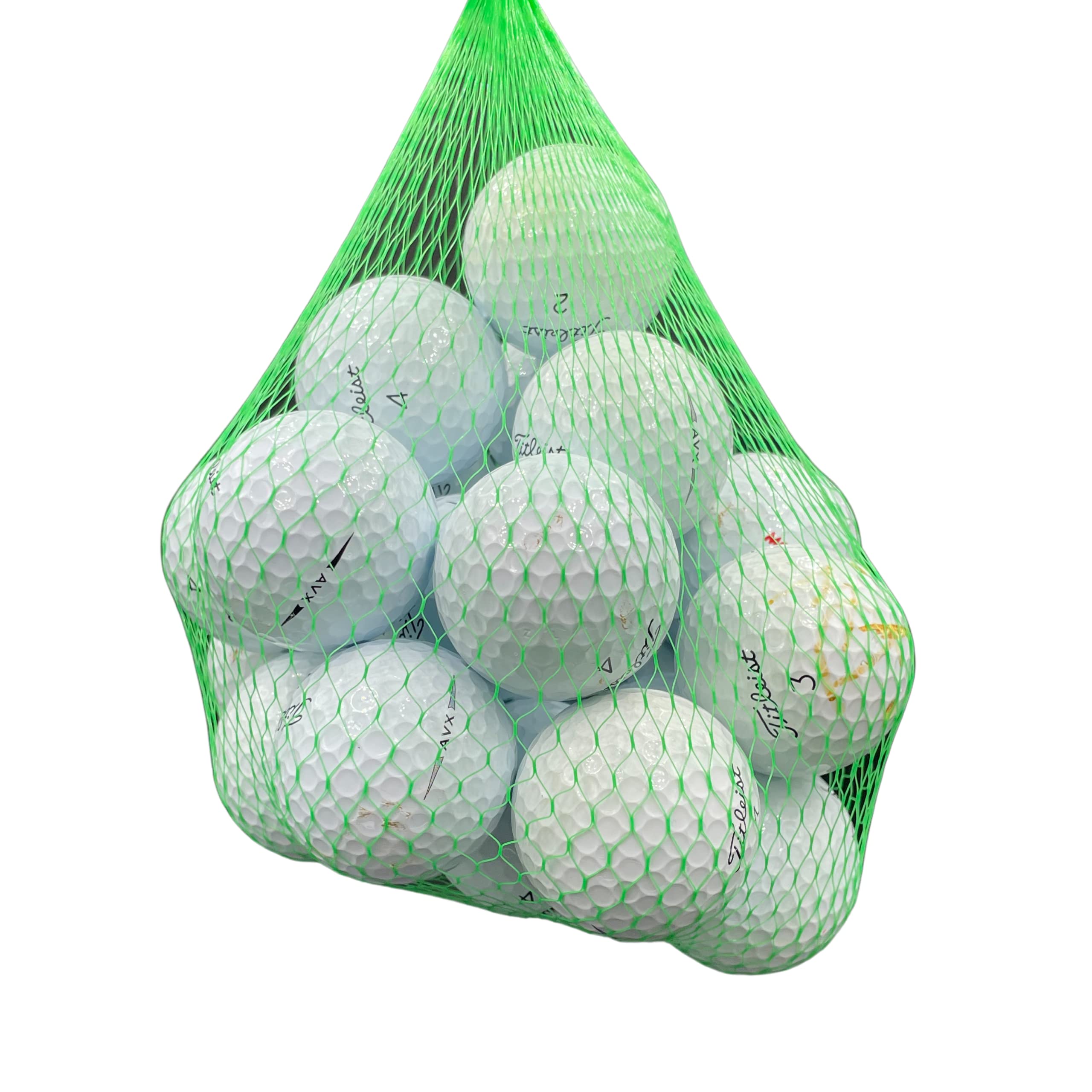AVX Used/Recycled AAA Grade Golf Balls in Excellent Condition - Perfect for Practice, Driving Range & Budget-Friendly Golf Games