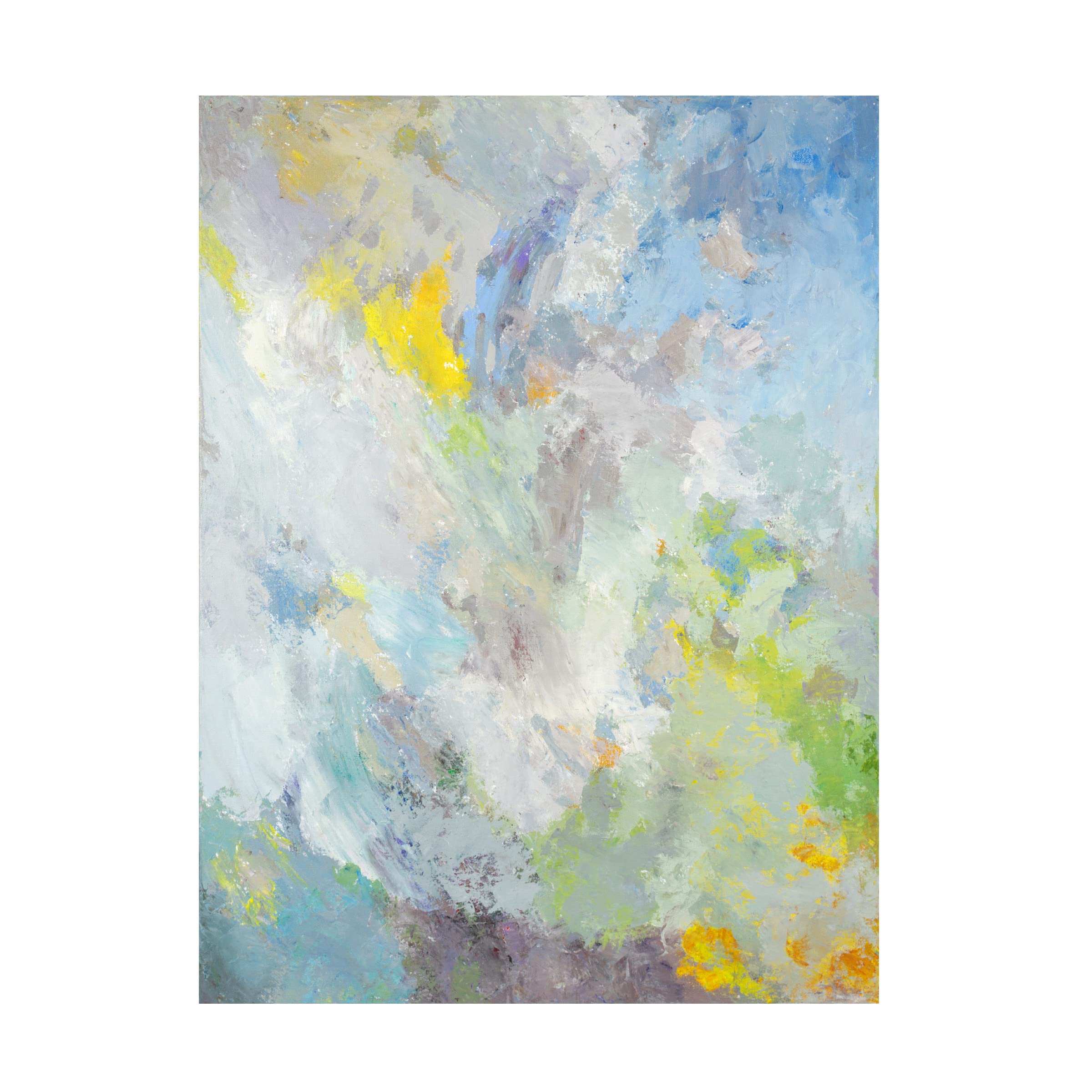 Trademark Fine Art 'Winter Wind' Canvas Wall Art by Marsha Heller - Winter Landscape Painting for Living Room, Bedroom & Office Decor