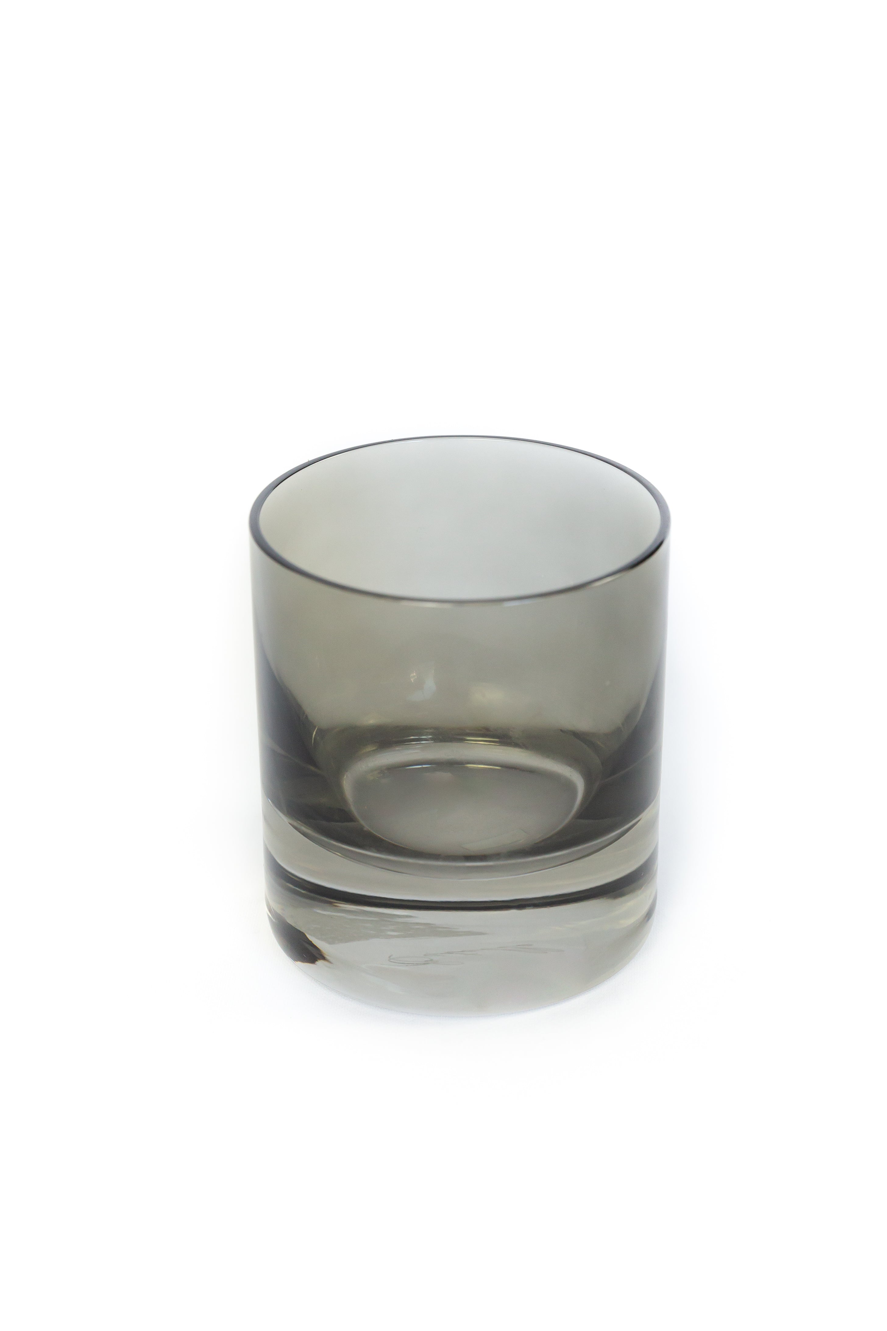 Estelle Colored Rocks Glass Set of 6 - Gray Smoke Whiskey Glasses for Cocktails, Bourbon & Scotch | Elegant Barware for Home Entertaining & Gifts