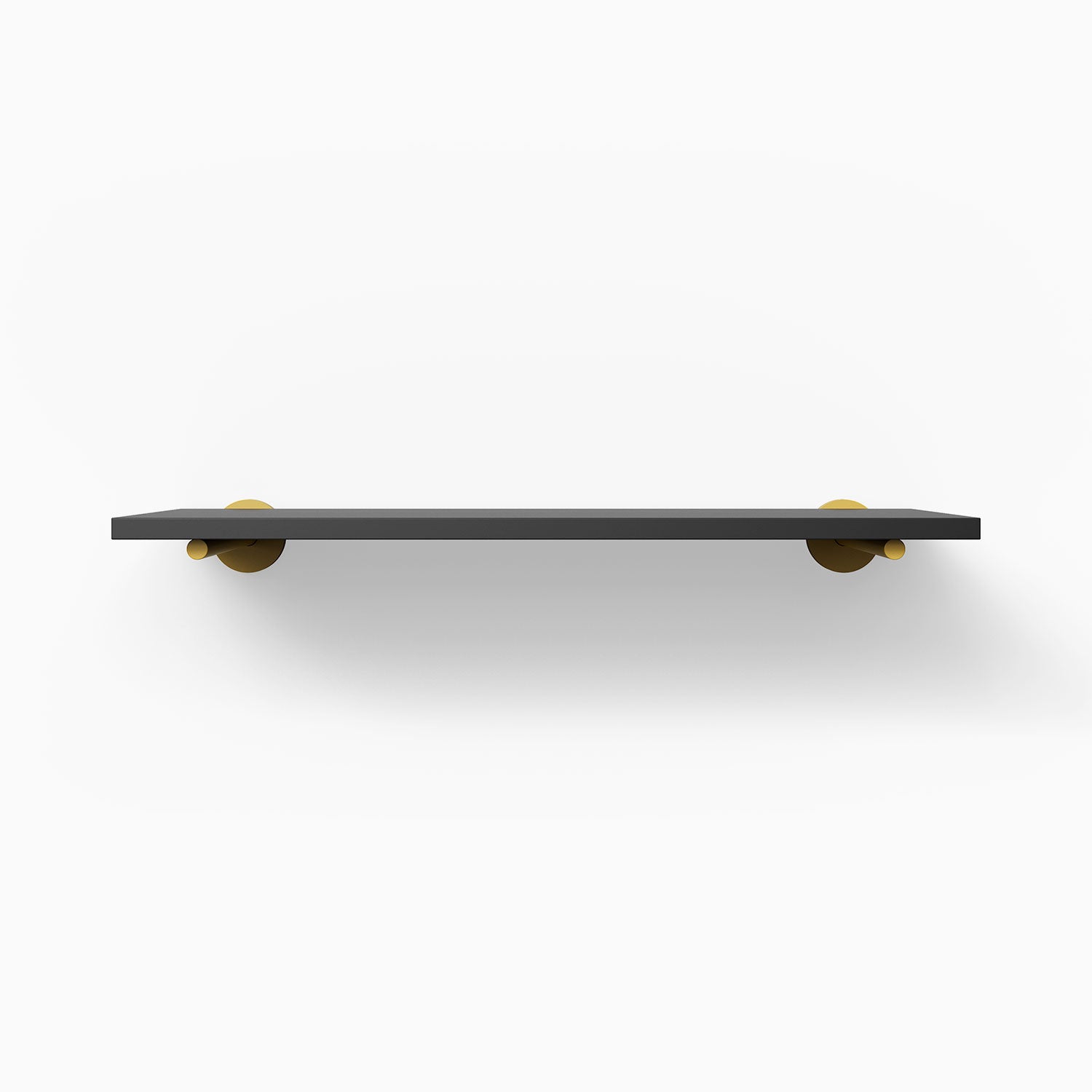 Roderick Black Wall Shelf - Modern Floating Shelf for Home & Office Decor - Perfect for Living Room, Bedroom, Bathroom Storage & Display