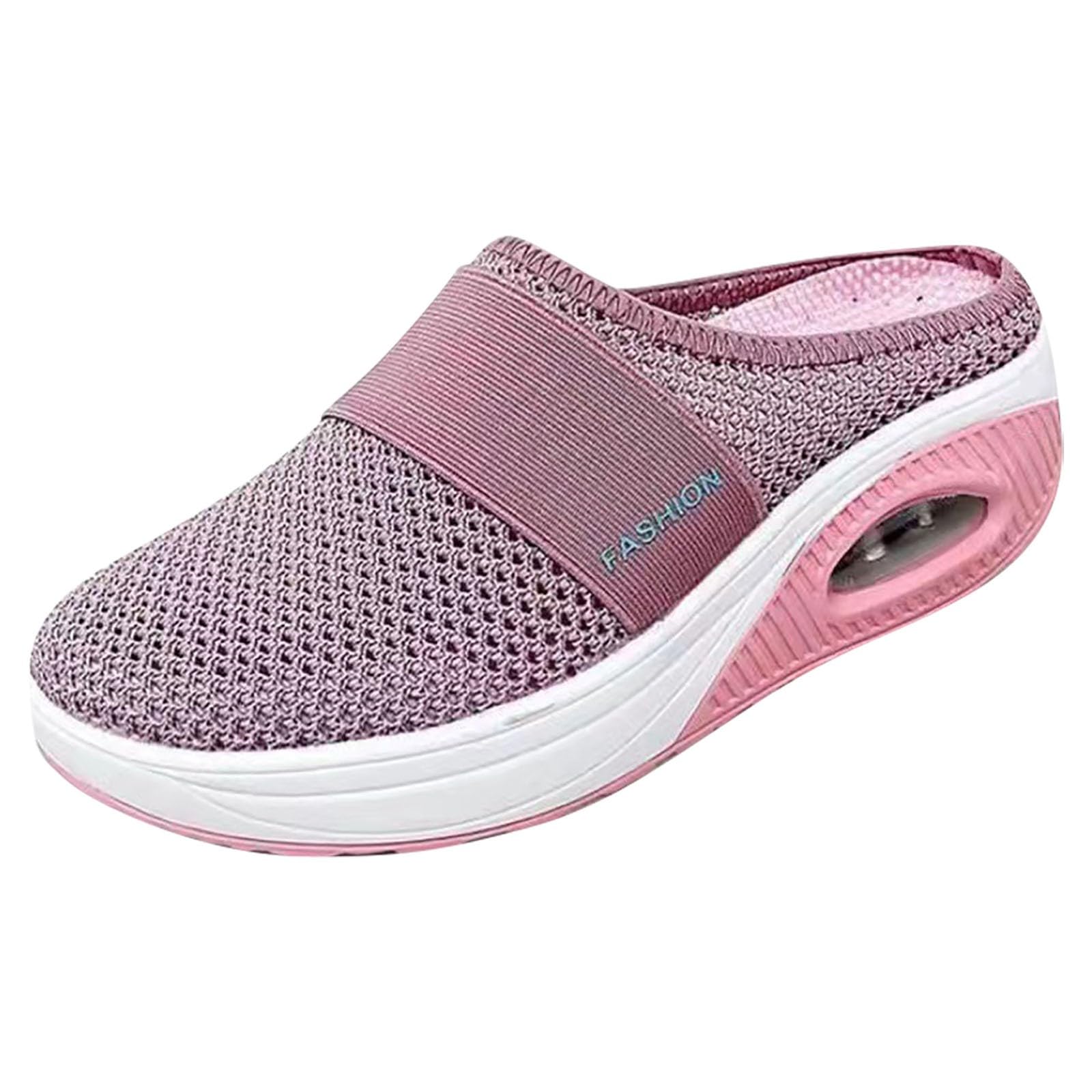 **Men's & Women's Slip-On Sneakers - Non-Slip Walking Shoes for Nursing Students & Restaurant Workers | White Comfortable Work Shoes for Trail Running & Daily Use**