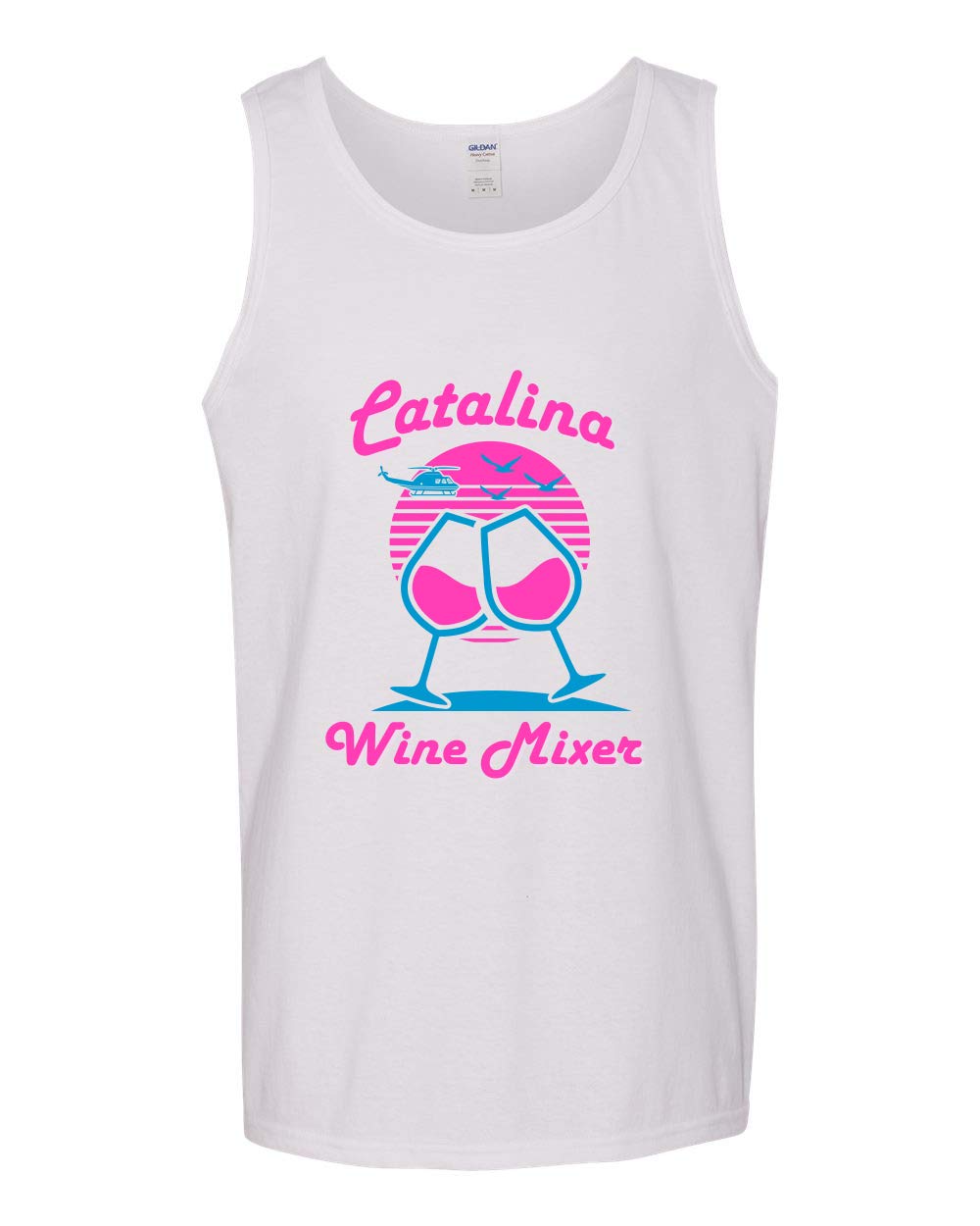 Funny Boats and Hoes Graphic Tank Top for Men - Pop Culture Humor T-Shirt - Perfect for Beach Parties, Summer Outings & Casual Wear