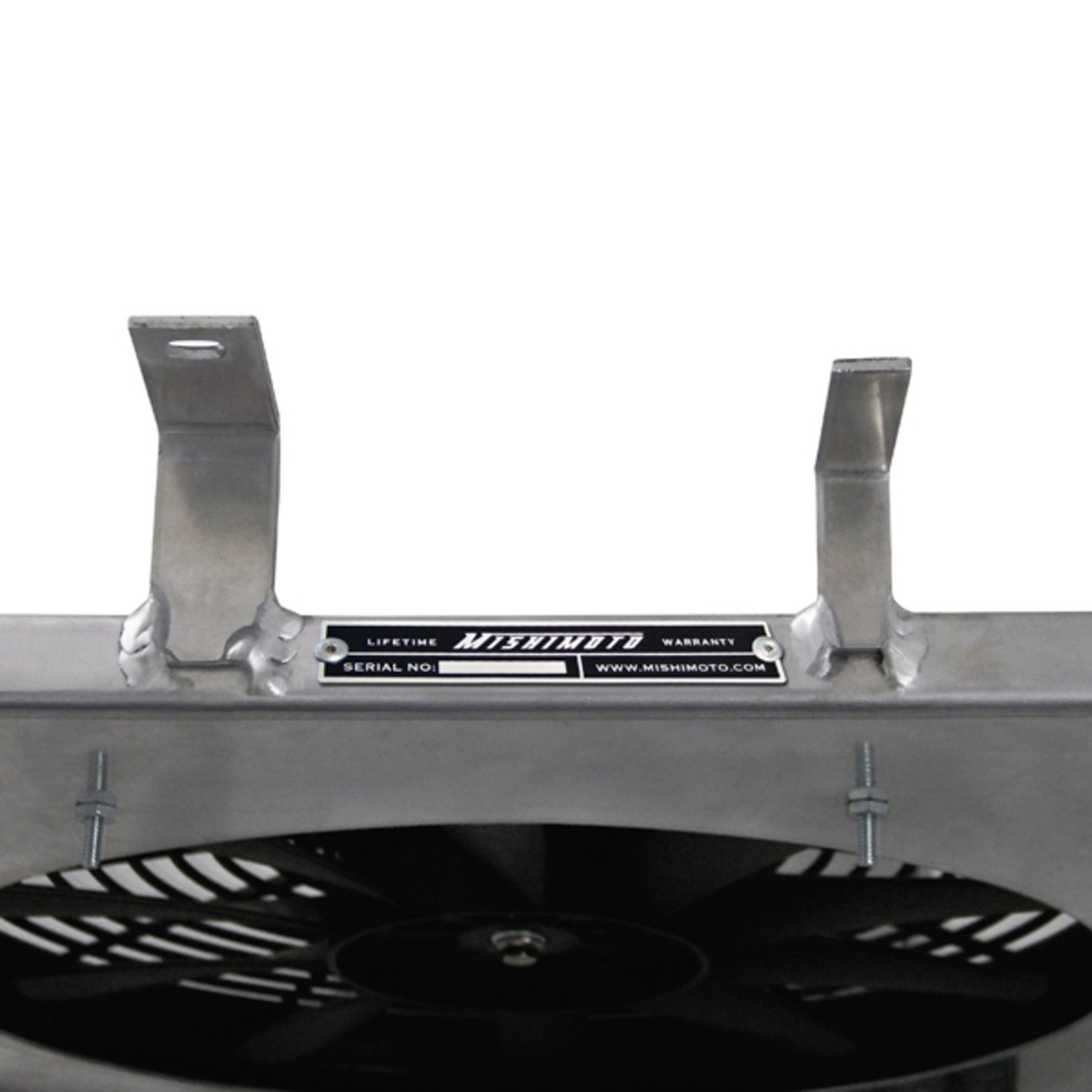 Mishimoto MMFS-MUS-97 High Performance Aluminum Radiator Fan Shroud for 1994-2004 Ford Mustang GT, Cobra & V6 - Silver | Improved Cooling System | Track & Street Use