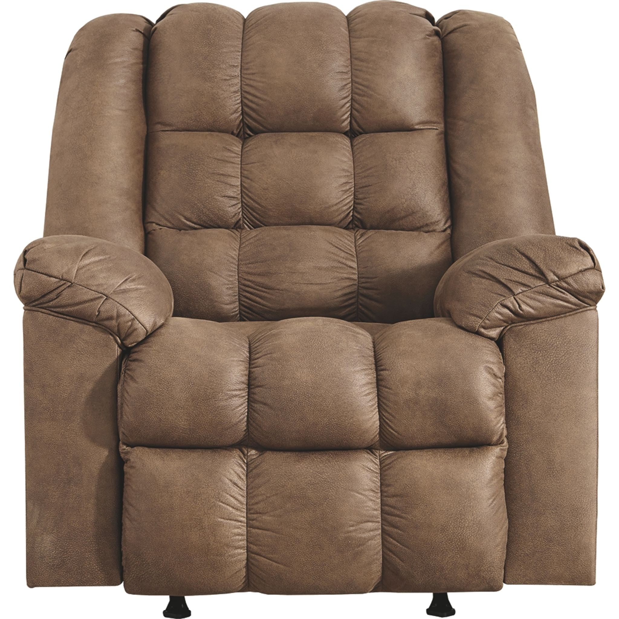 Adrano Rocker Recliner Chair - Comfortable Leather Rocking Recliner with Padded Cushions for Living Room, Bedroom, or Nursery - Perfect for Relaxing, Reading, and Nursing
