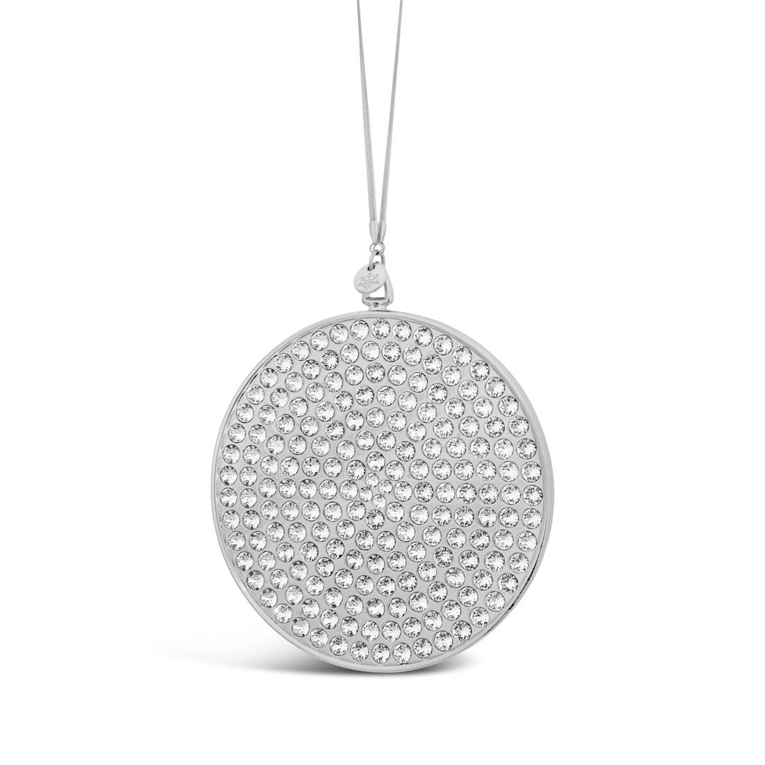 Premium Platinum Disco Ball Christmas Tree Ornaments with Swarovski Crystals - Elegant Holiday Decor with Keepsake Box, Chain & Hang Tag - Perfect for Xmas Tree Decorating, Gift Giving & Festive Home Decor