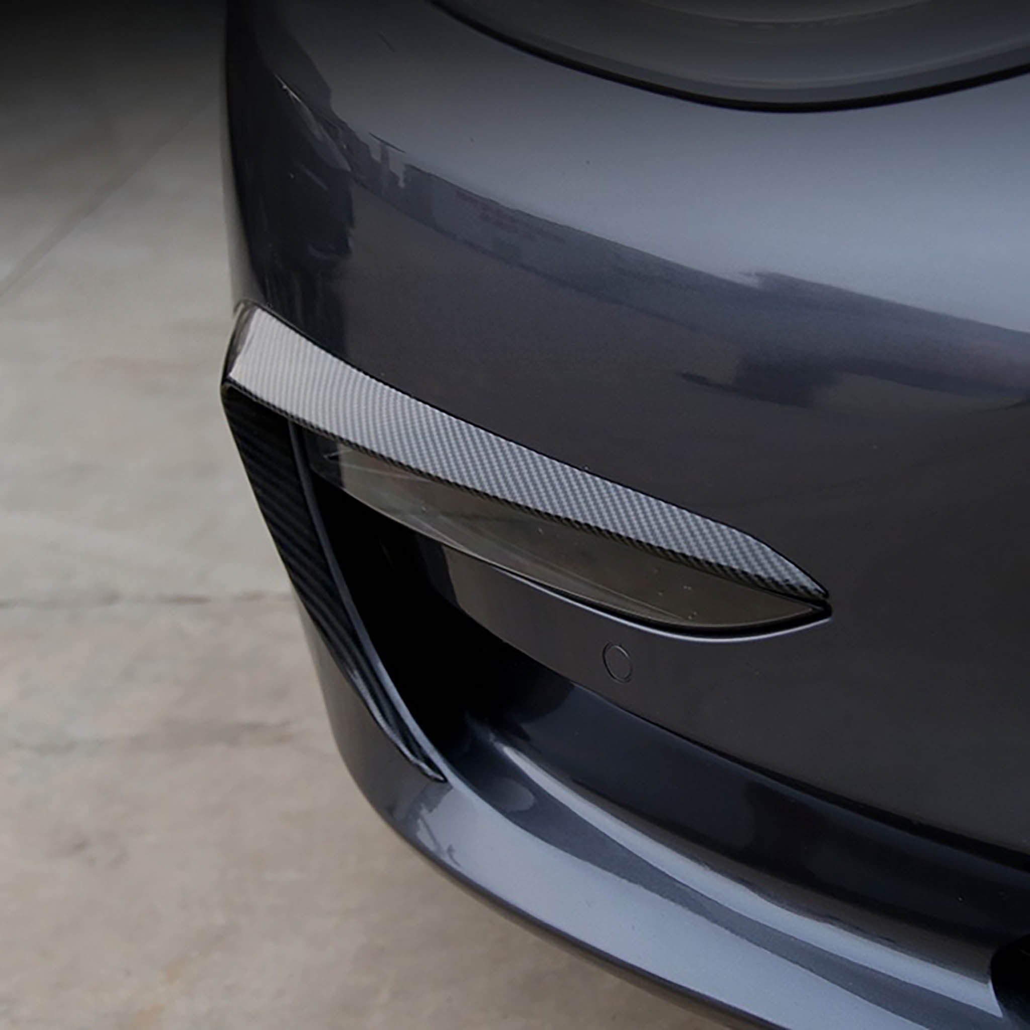 Premium ABS Plastic Fog Light Trim for Tesla Model 3 & Y - Durable Car Accessories for Enhanced Style & Night Visibility | Perfect for Road Trips & Night Driving