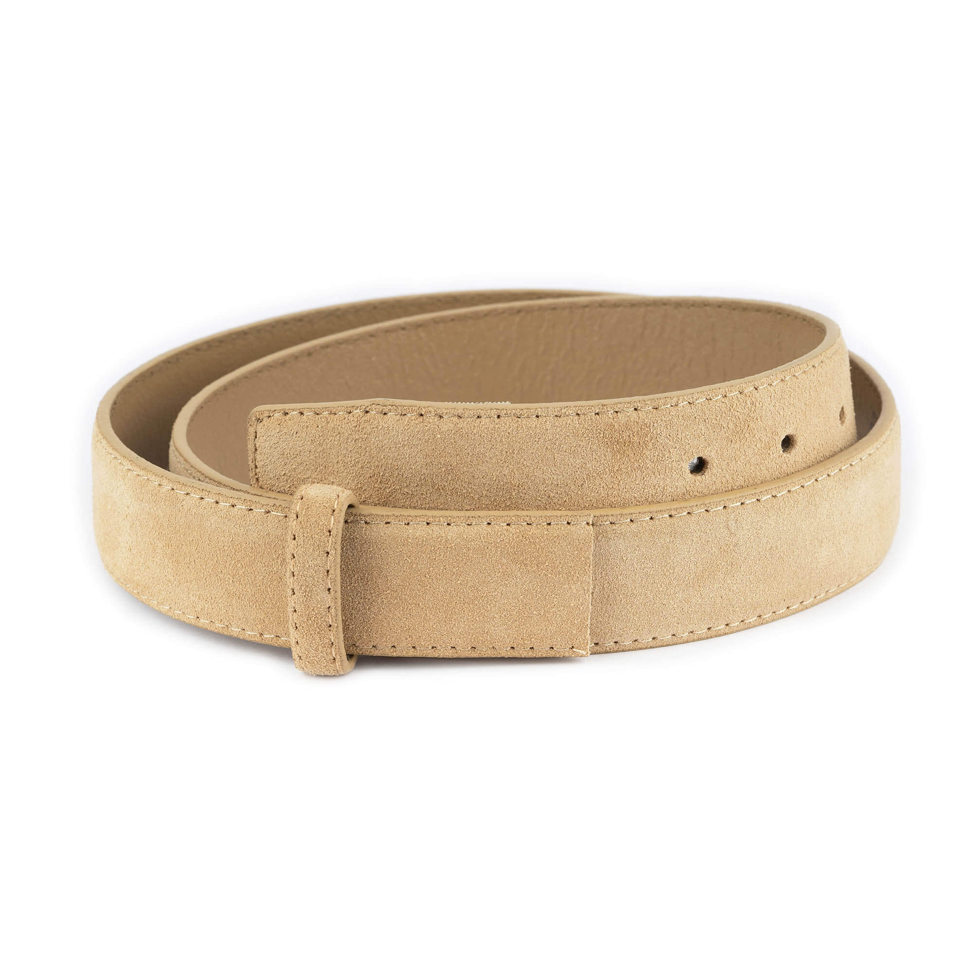 Beige Suede Replacement Leather Belt Strap for Cartier Buckles 35mm – Premium Fashion Accessory for Men & Women | Perfect for Casual, Office & Formal Wear