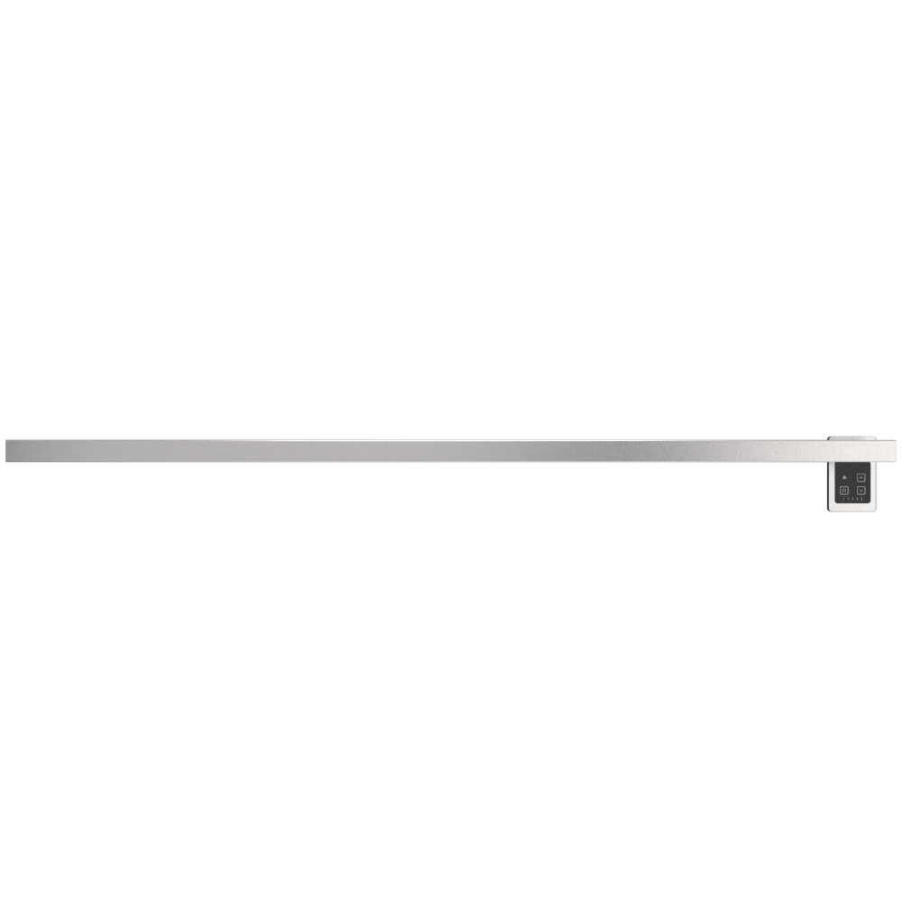 Amba Modello i Square 59 Hardwired Single Bar Towel Warmer - 59W x 1.5H - Premium Bathroom Heated Towel Rack for Spa, Luxury Home & Hotel Use