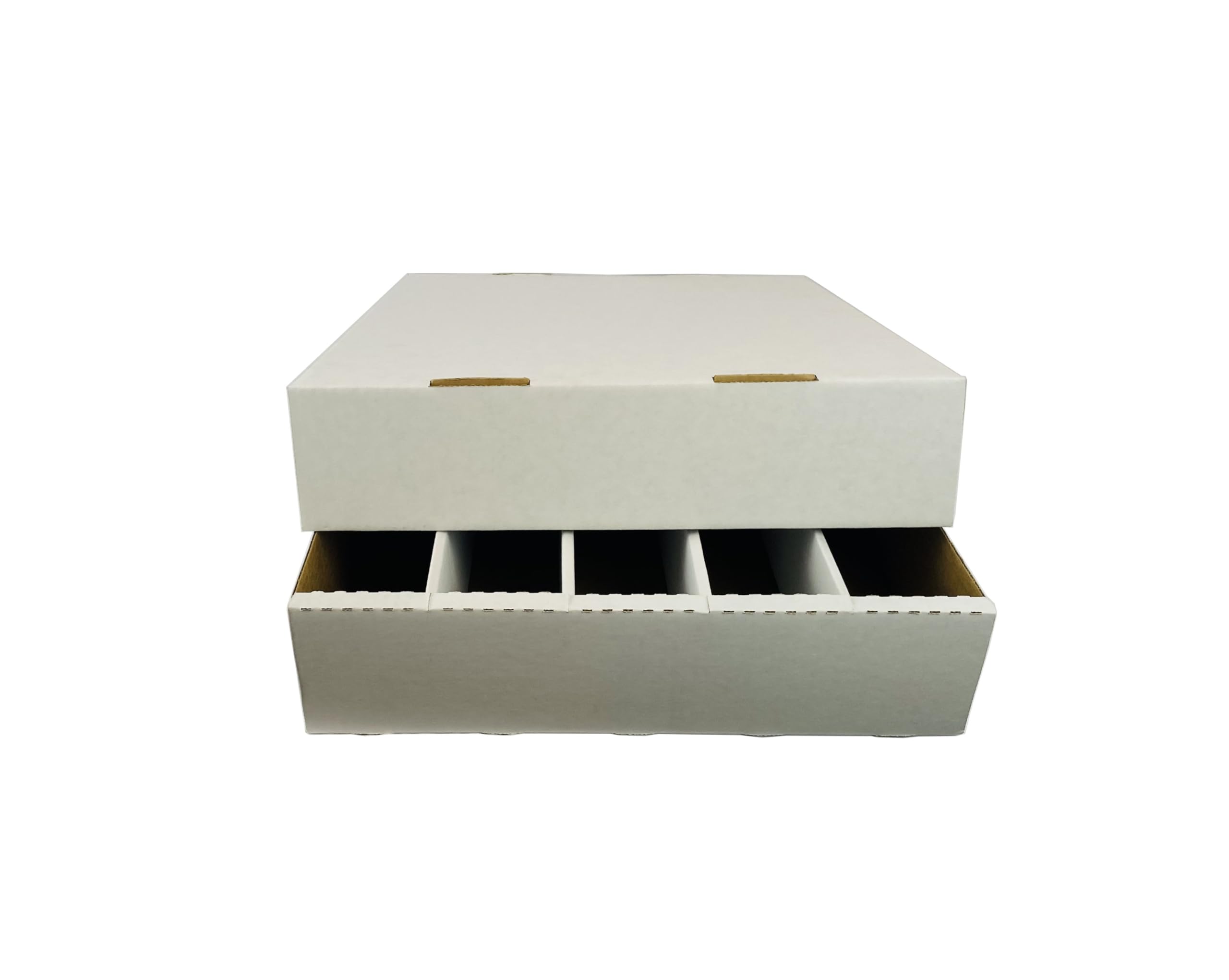5000 Count Card Storage Box - Durable Corrugated Cardboard for Trading Cards, Sports Cards & Gaming Cards with Full Lid Design | Max Protection for Collectibles | Perfect for Home Organization & Card Collection Display