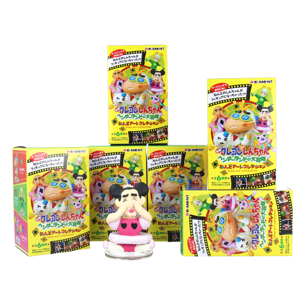 Crayon Shin Chan Mini Figurines Set - 6 Piece Collectible Display Figures for Anime Fans | Perfect for Home Decor, Office Display & Gift Giving