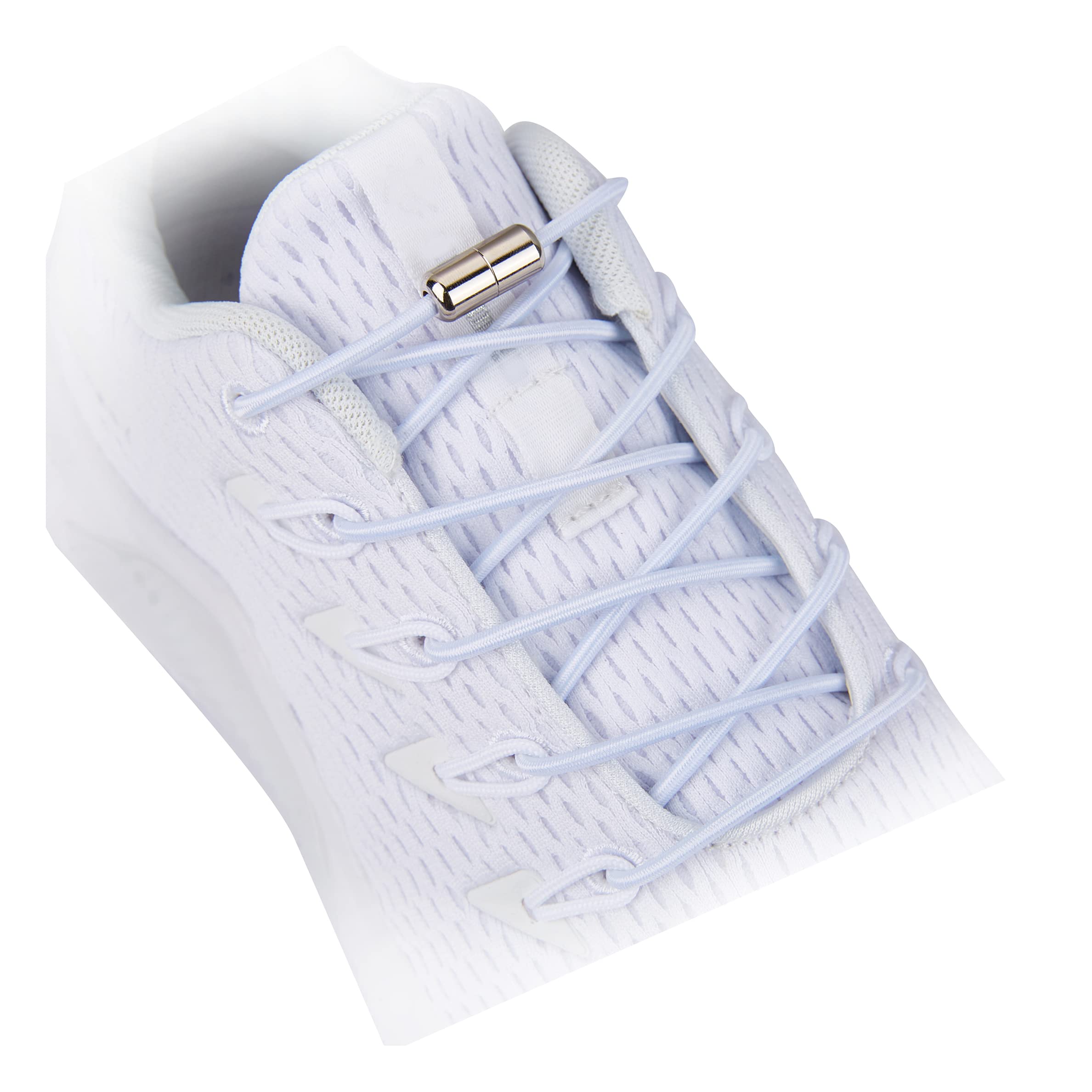 Elastic No Tie Shoelaces for Adults & Kids - Stretchable Tieless Shoe Laces for Sneakers, Running Shoes & Casual Wear - Perfect for Active Lifestyles, Elderly & People with Disabilities