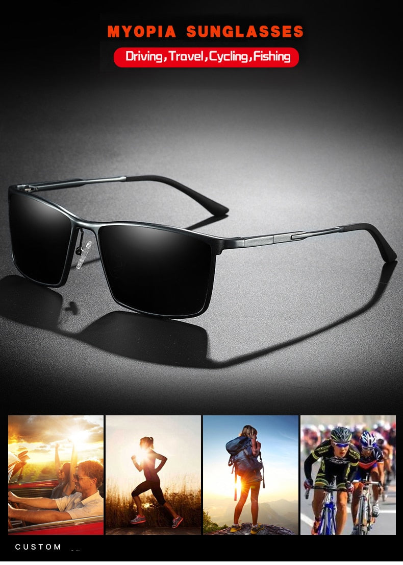 Aidien Unisex Full Rim Aluminum Magnesium Square Reading Glasses & Sunglasses B8676 - Stylish Eyewear for Reading, Outdoor Activities & Fashion Accessories