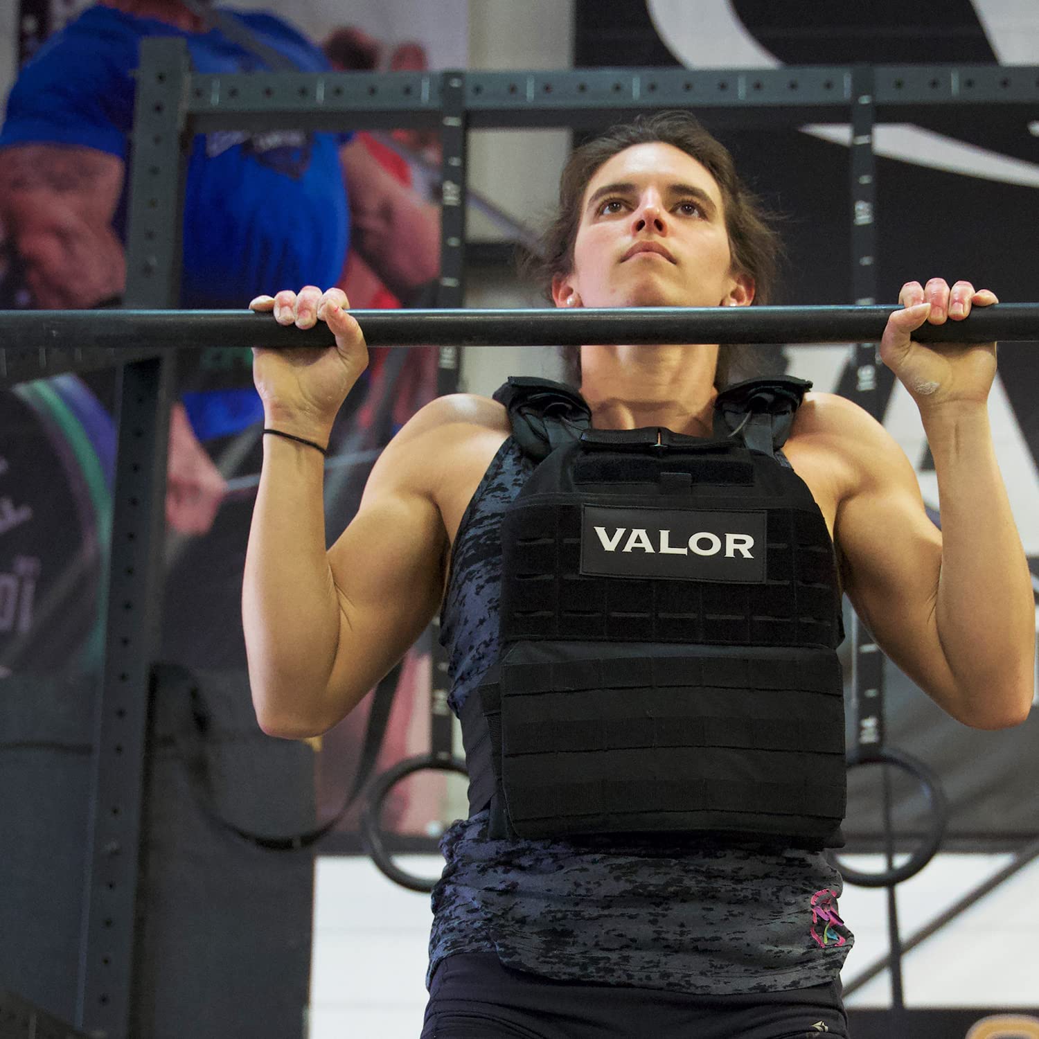 Valor Fitness Adjustable Weighted Vest for Men & Women - 14/20/30 lbs with Removable Weight Plates - Cross Training, Rucking, Running, Endurance & Strength Workouts - Ideal for Gym, Outdoor & Military Training