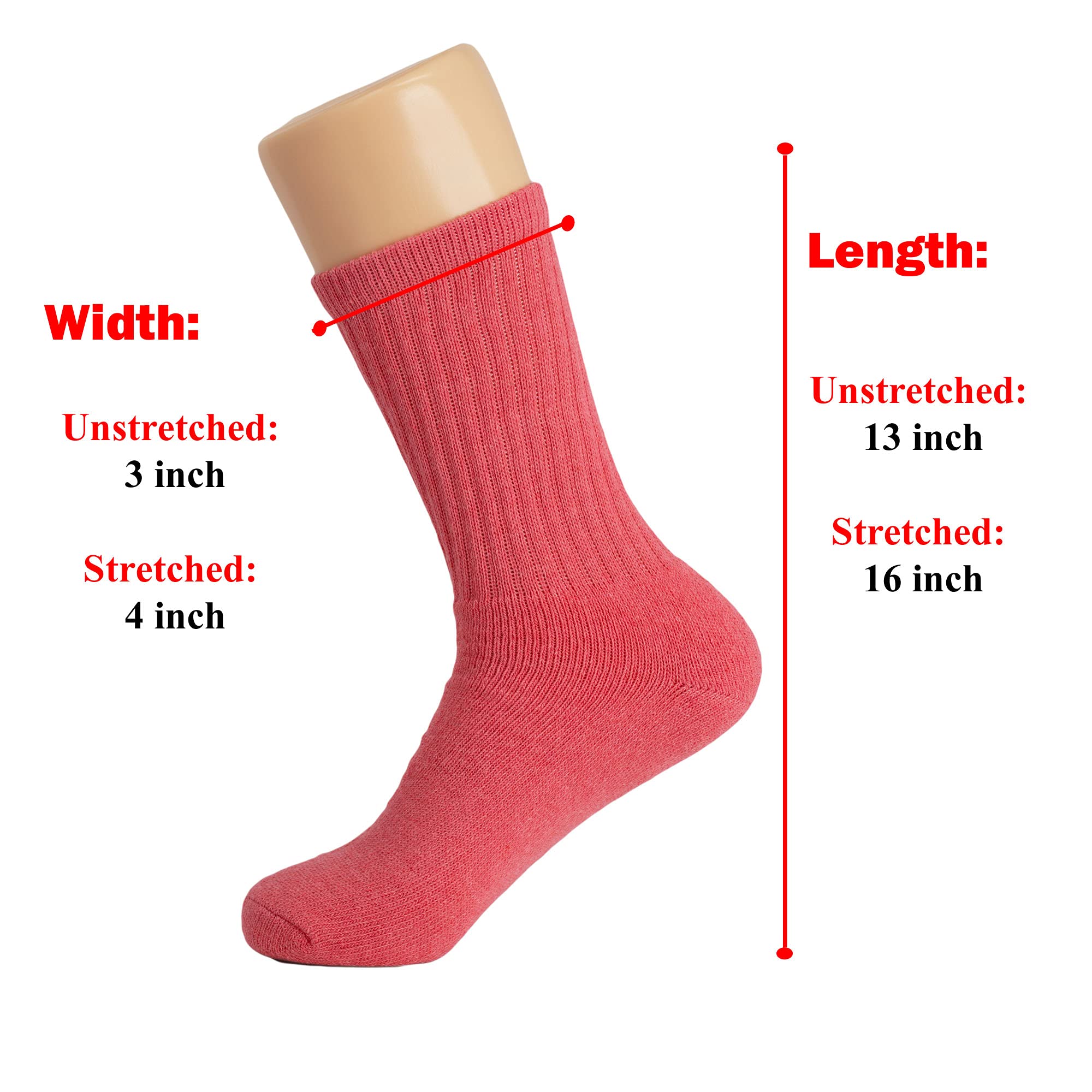 American Made Cotton Crew Socks for Men - Breathable Athletic Sport Socks for Running, Gym & Everyday Wear - AWS Comfort Socks