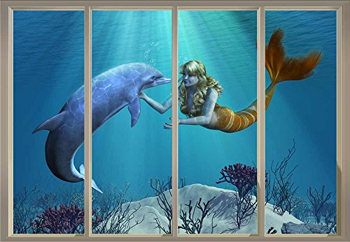 Mermaid and Dolphin