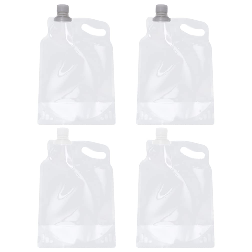 BESPORTBLE 4pcs Collapsible Kettle - Portable Camping Water Bottle for Travel & Hiking