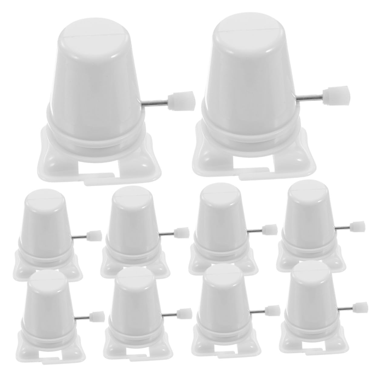 2 Sets DIY Clockwork Movement Replacement Kit - Safe Toy Motor for Boys and Girls, 10 Pieces x 2 - Perfect for Clay Crafts, Wind-Up Toys, and DIY Projects