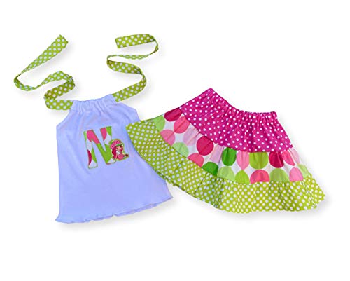 Personalized Strawberry Shortcake Birthday Outfit for Girls - Adorable Dress for Birthday Parties & Special Occasions