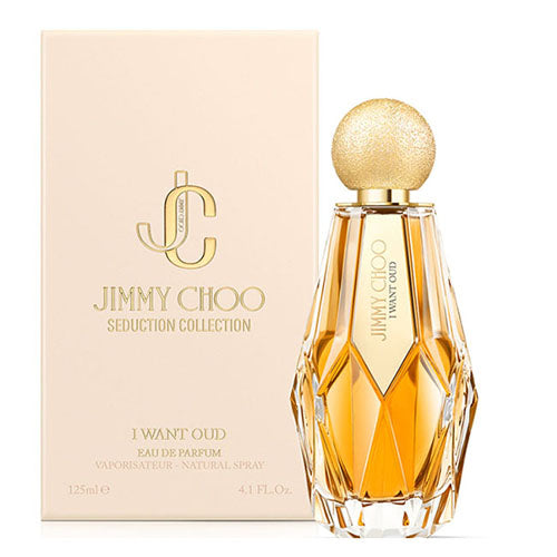 Jimmy Choo I Want Oud 125ml Eau de Parfum for Women - Luxurious Floral Oriental Perfume for Evening Events, Date Nights & Special Occasions