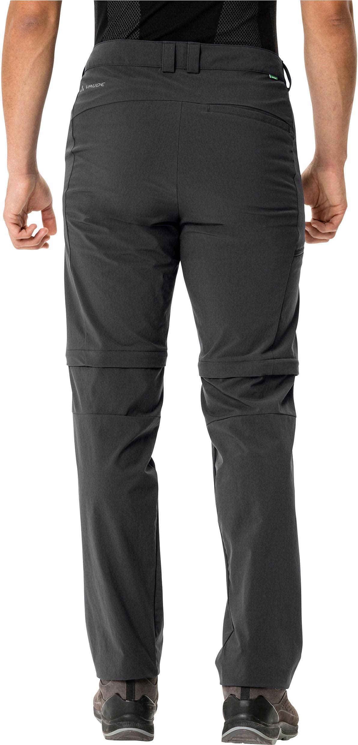 VAUDE 42642 Men's Farley Stretch Zo Pants II - Lightweight Hiking & Outdoor Adventure Trousers for Trekking, Camping & Travel