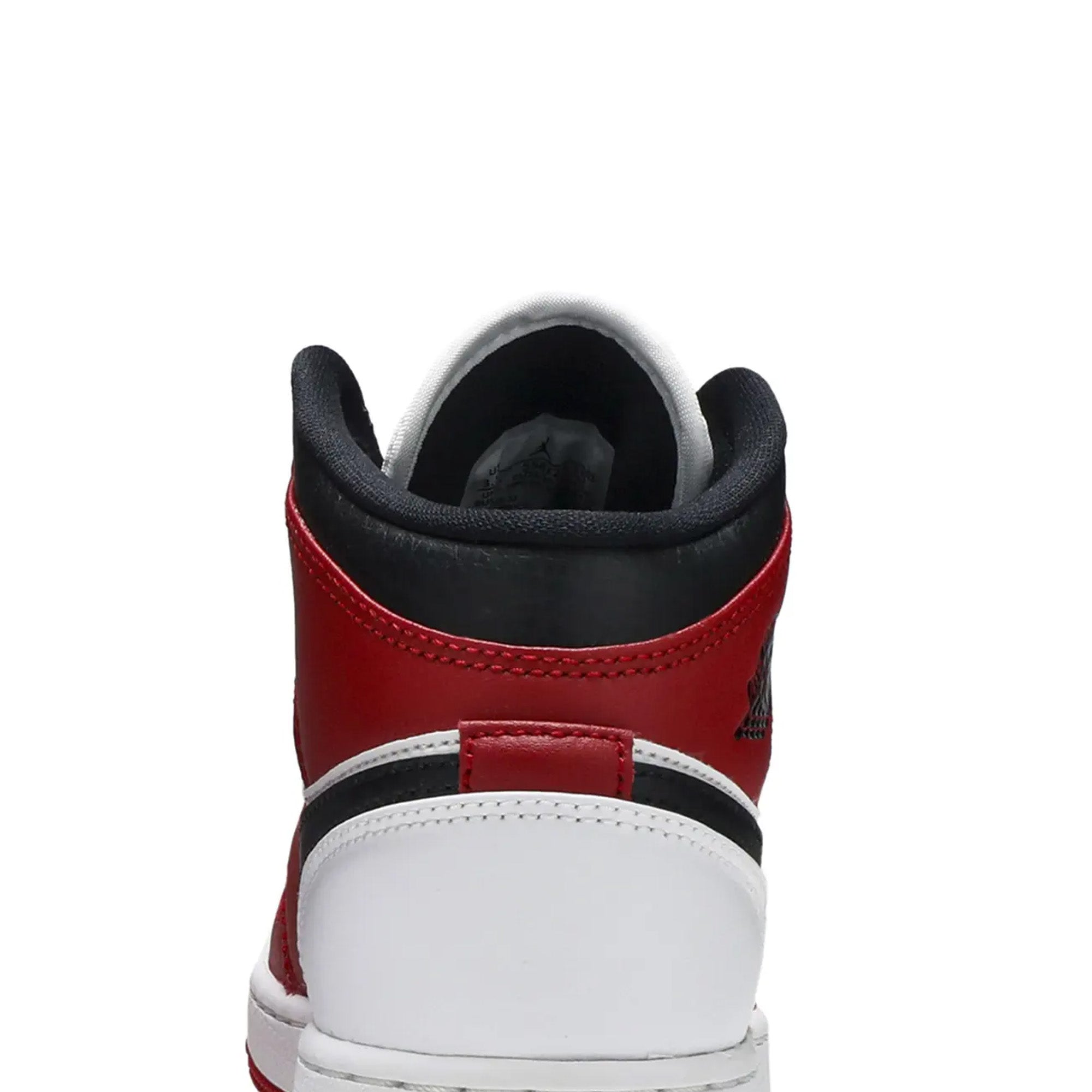 Air Jordan 1 Mid 'Chicago White Heel' GS Basketball Shoes for Girls - Perfect for School, Sports & Streetwear Fashion
