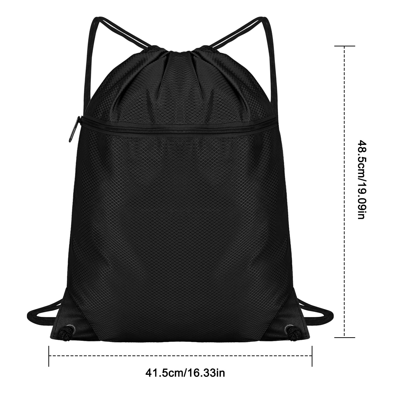 Nivofu Waterproof Drawstring Backpack - Lightweight Sports Gym Bag for Men & Women - Ideal for Running, Travel, Workout & Beach Essentials