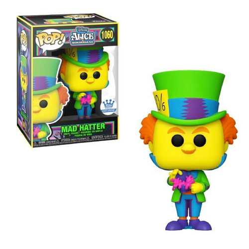 Funko Pop! Alice in Wonderland Mad Hatter Blacklight Glow in The Dark Collectible Vinyl Figure #1060 - Perfect for Disney Fans, Pop Culture Collectors & Home Decor Display