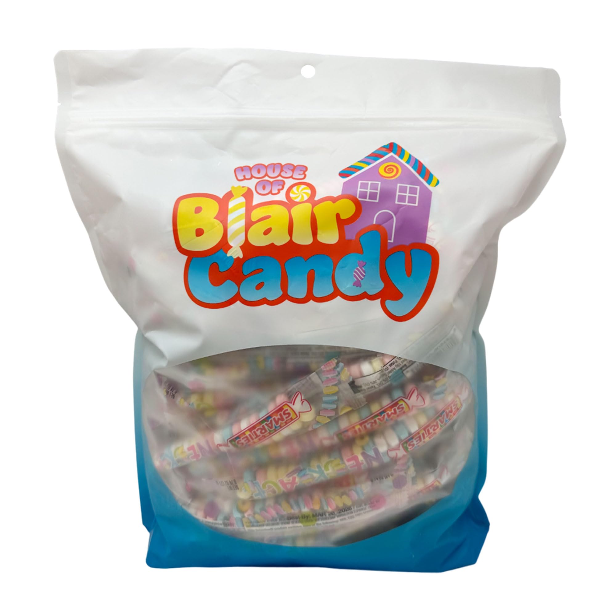 Smarties Candy Necklace - 100ct Resealable Bag - Classic Flavors for Parties & Gifts