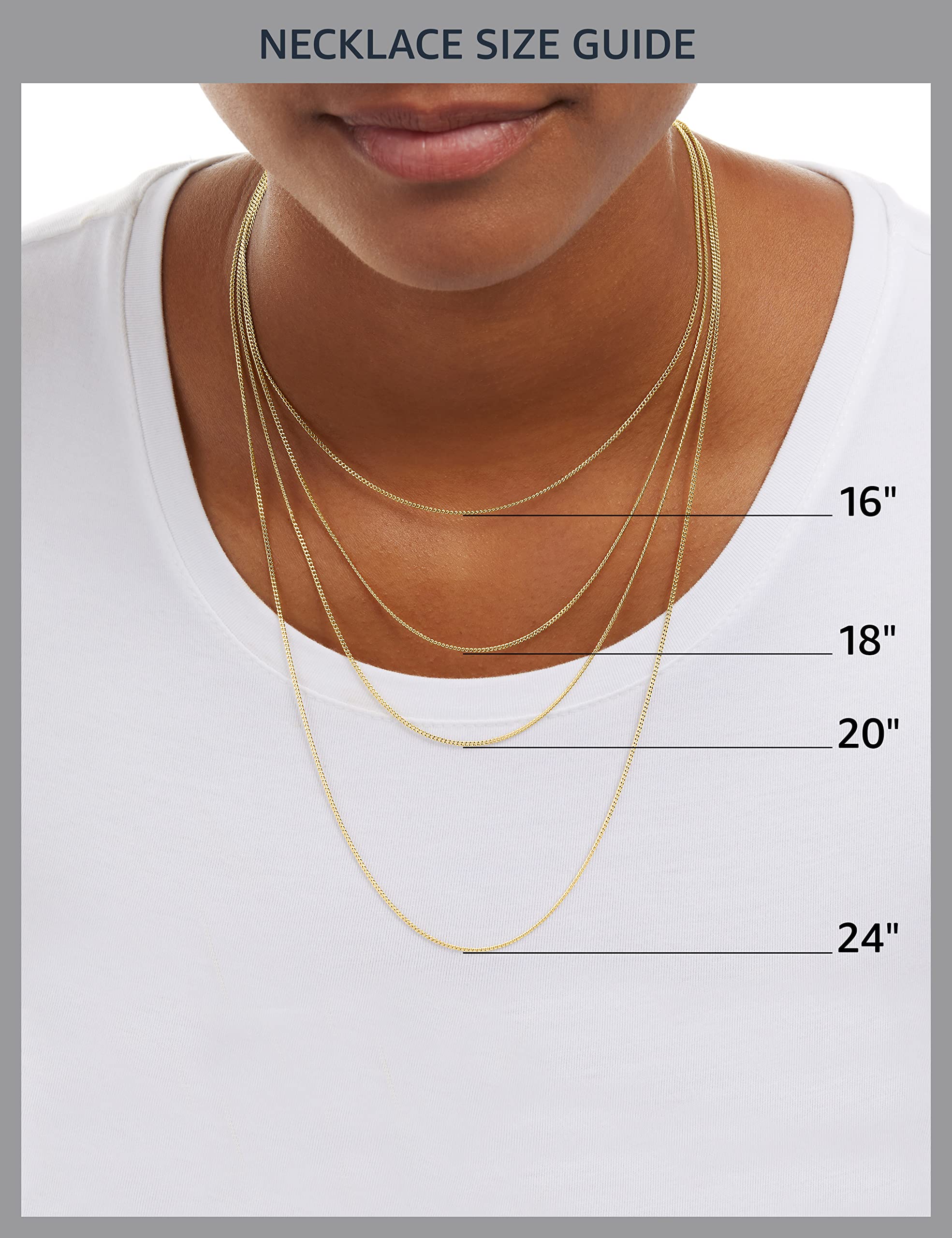 Amazon Essentials Sterling Silver Diamond Cut Rope Chain Necklace - 18-24 Inch Adjustable Length, Hypoallergenic Jewelry for Women - Perfect for Daily Wear, Gifts & Special Occasions