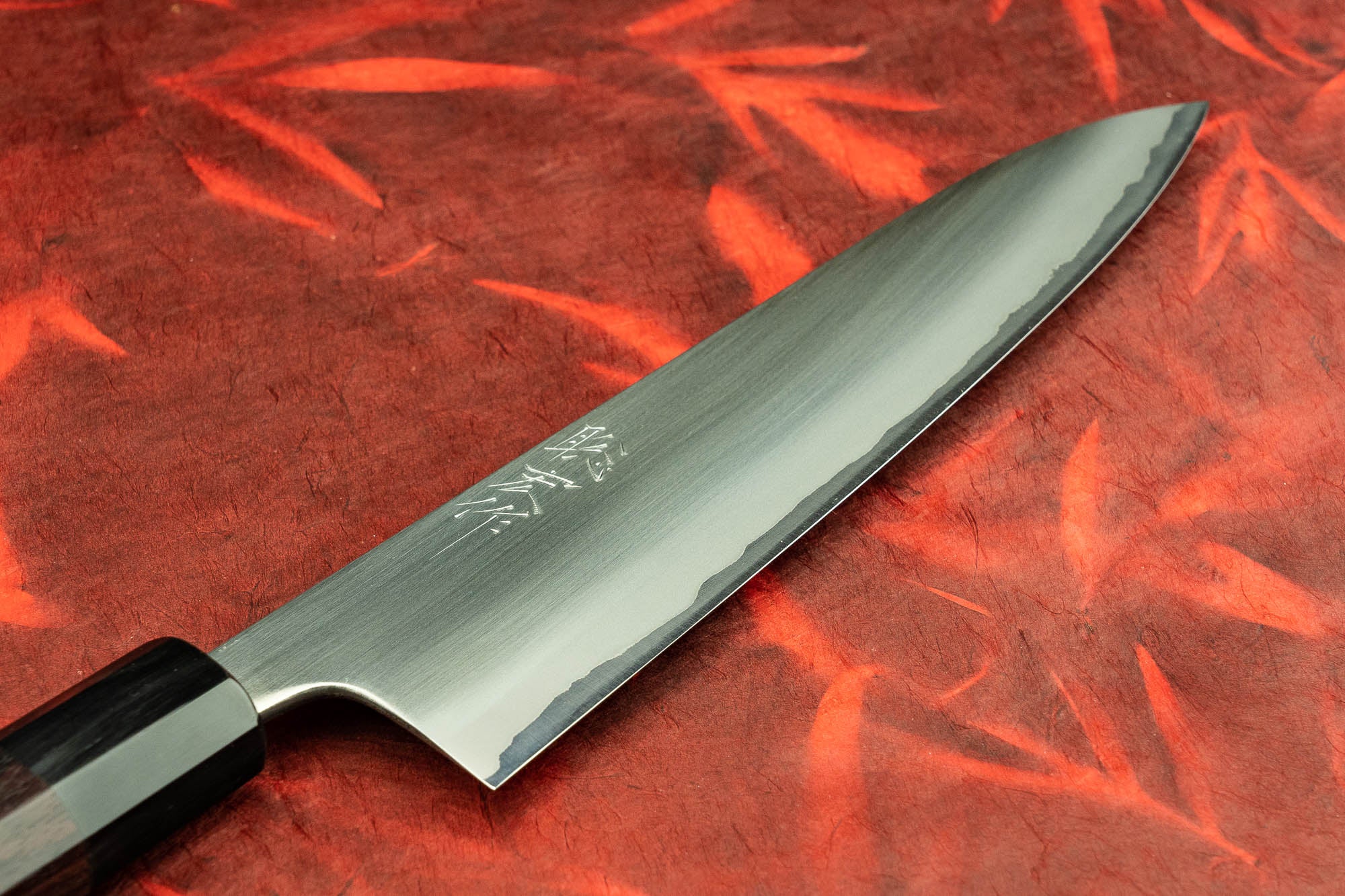 Premium Toshihiro Wakui Shirogami #2 Stainless Clad Gyuto Chef Knife 210mm - Japanese High Carbon Steel Kitchen Knife for Professional Chefs & Home Cooking