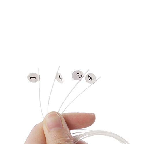 8-Piece Durable Nylon Ukulele Strings Set - White & Black Replacement Strings for 21/23/26 Inch Ukuleles - Perfect for Beginners, Performances & Instrument Maintenance
