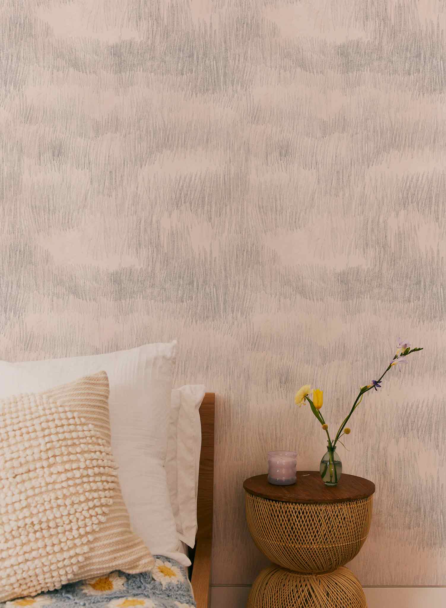Eco-Friendly Greener Pastures Wallpaper - Sustainable Home Decor for Living Room & Bedroom