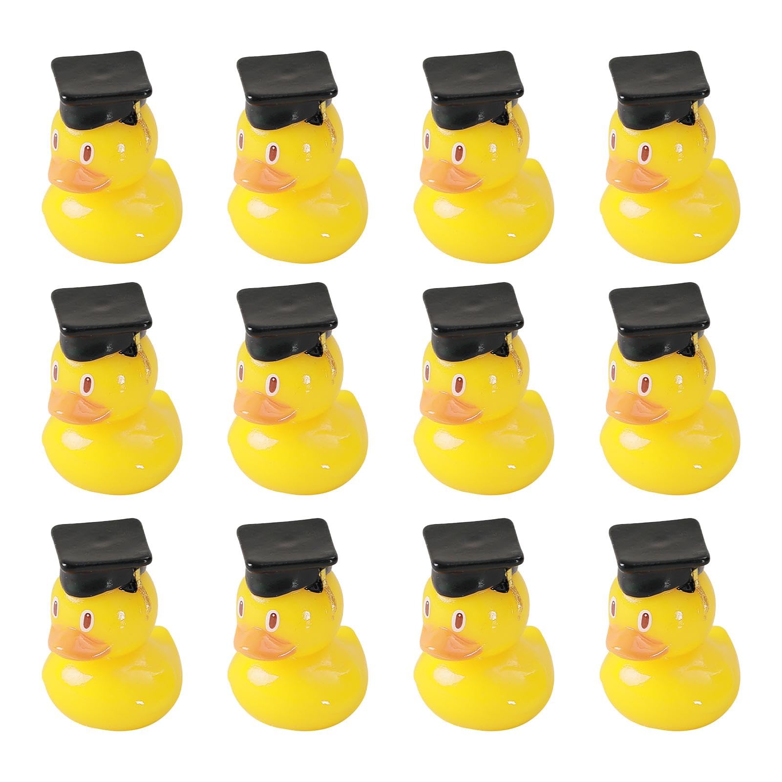 Yellow Graduation Duck with Cap - Funny Bachelor's Degree Novelty Duck for Pool Party Decorations | Graduation Party Favors, Keepsakes & Pool Float Decor - Perfect for Graduation Celebrations, Pool Parties & Gift Giving