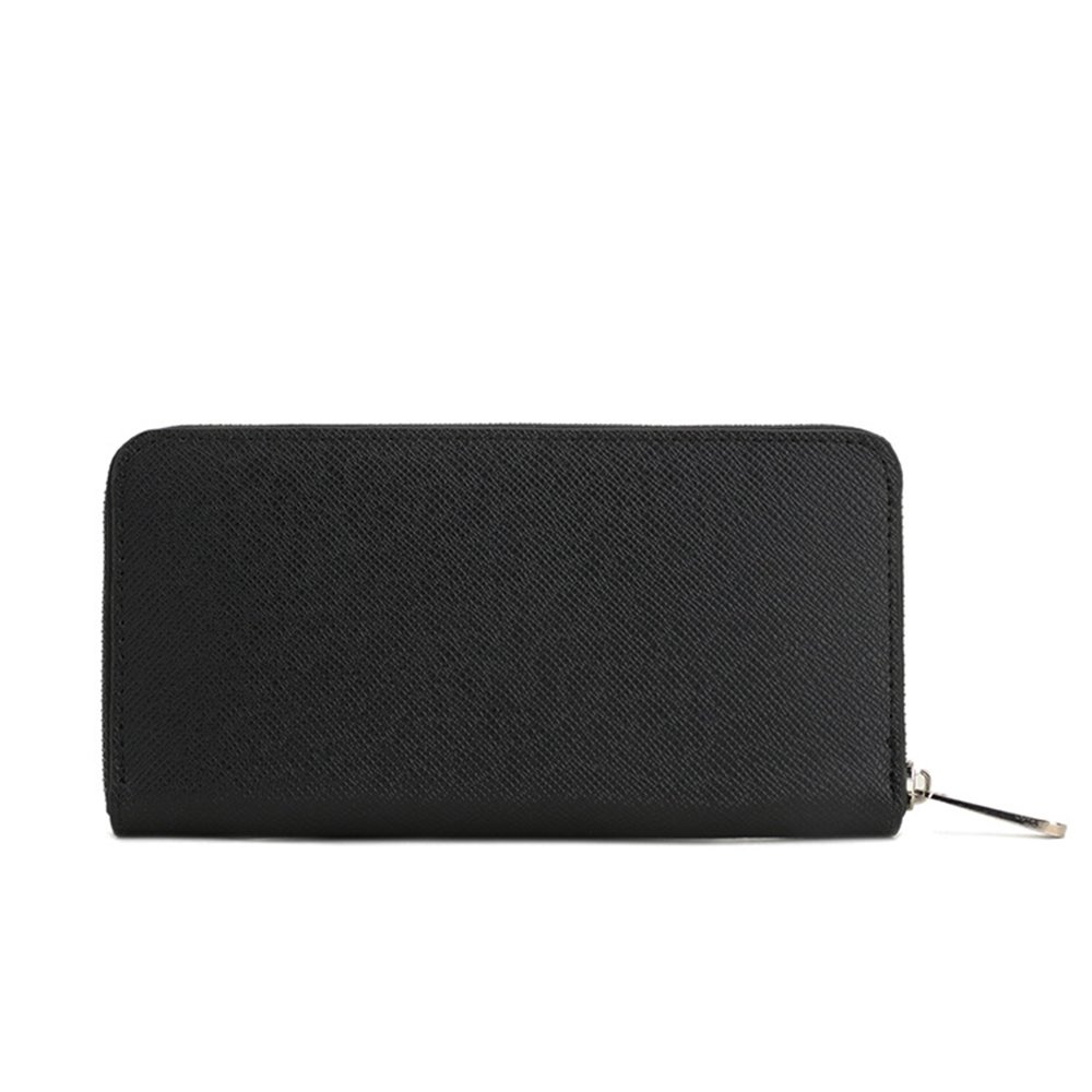 Genuine Leather Wallet for Men with Zipper - RFID Blocking Phone Card Holder & Handbag Purse - Perfect for Travel, Business, and Everyday Use