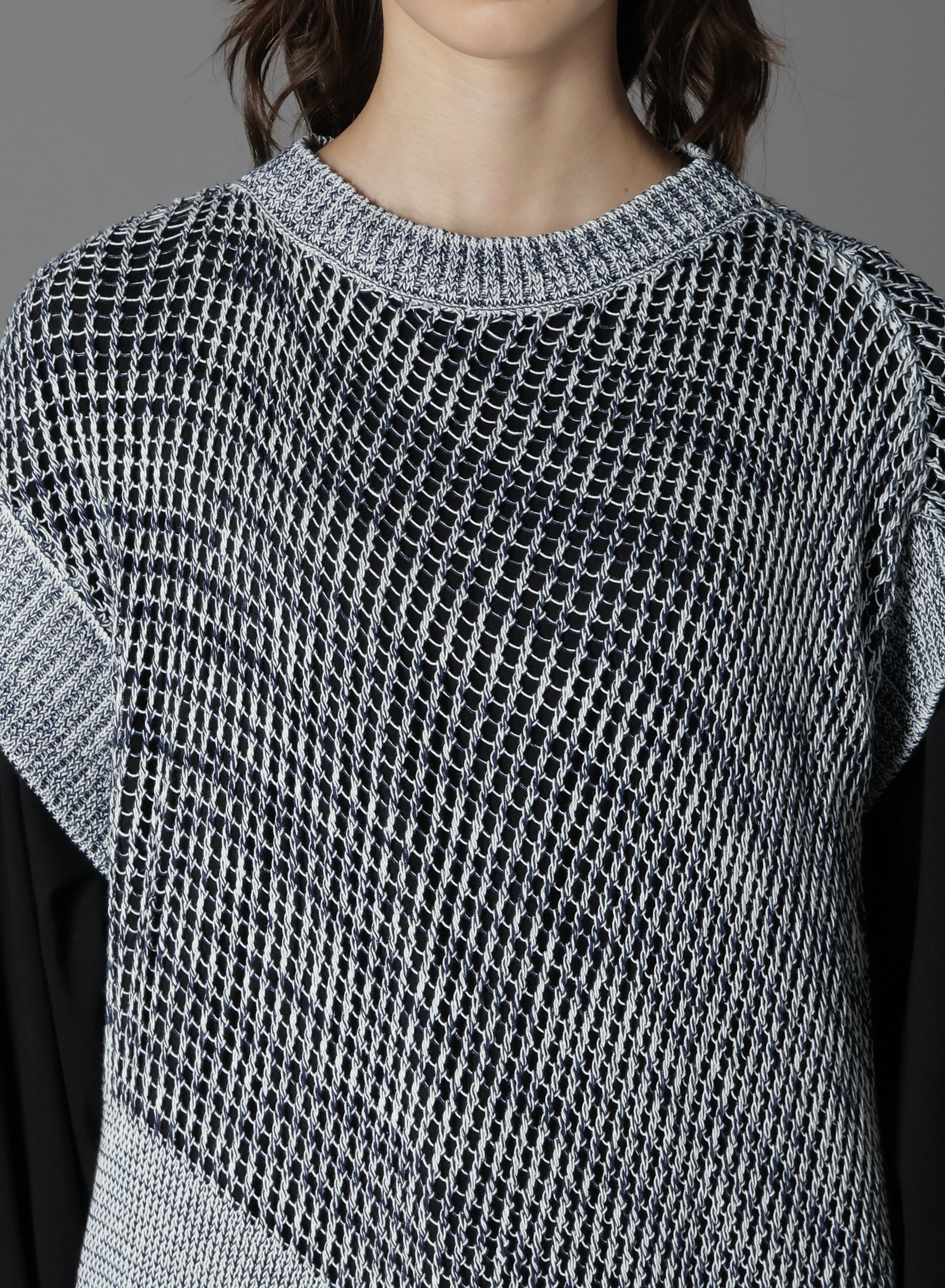 Code Yarn Mesh Long Knit Vest for Women - Lightweight Open Front Cardigan, Boho Chic Lace-Up Layering Piece - Perfect for Spring & Fall Outfits, Casual & Office Wear