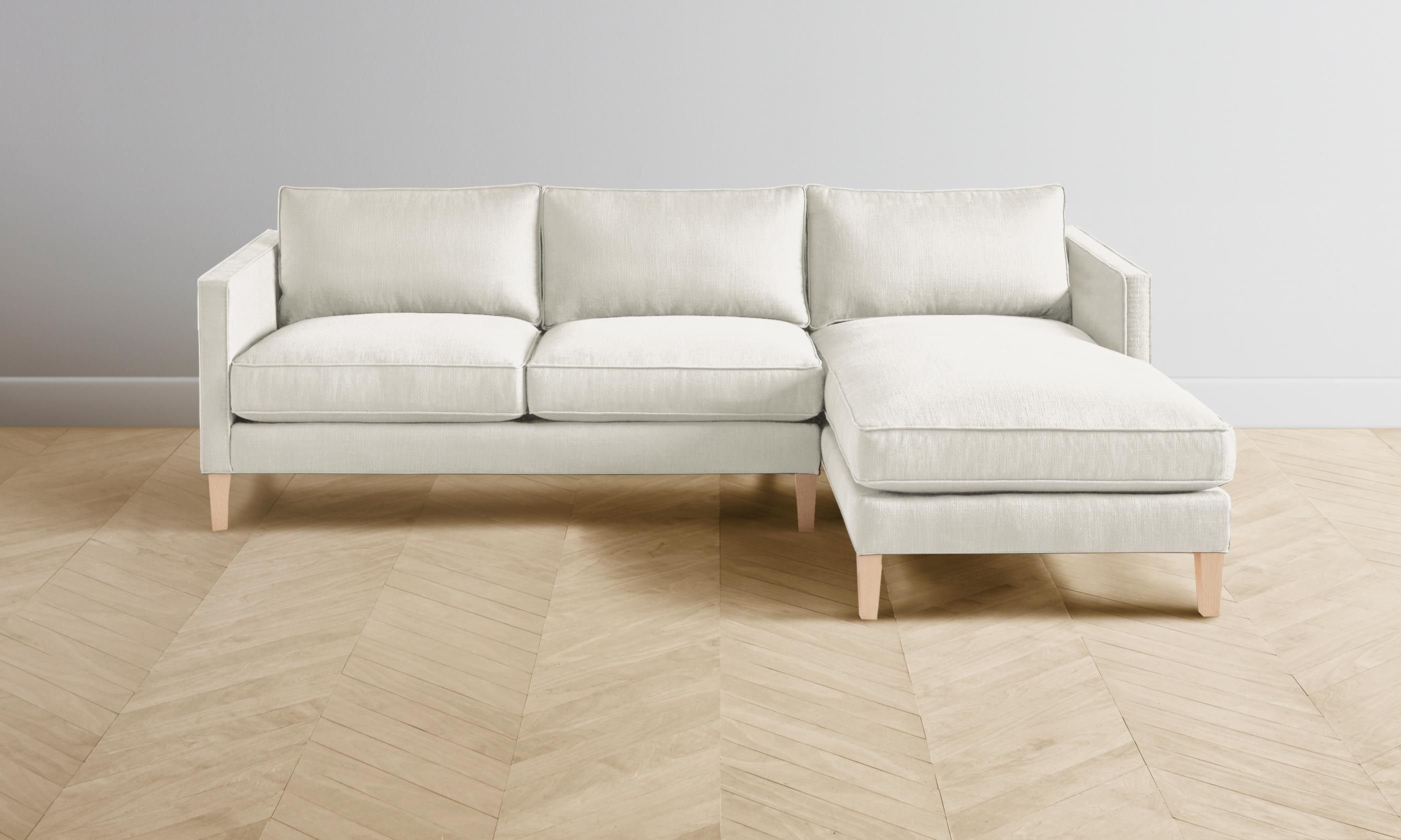 Premium Crosby Sectional Sofa - Performance Linen Weave Fabric - Modern Living Room Furniture for Home & Office Comfort - Perfect for Family Gatherings & Relaxation