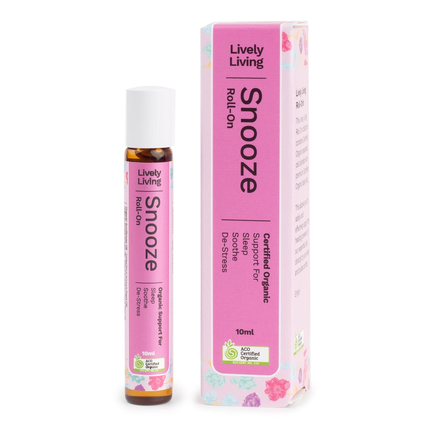 Organic Snooze Roll-On Essential Oil Blend for Sleep & Relaxation - Natural Aromatherapy for Stress Relief, Insomnia & Better Sleep at Night