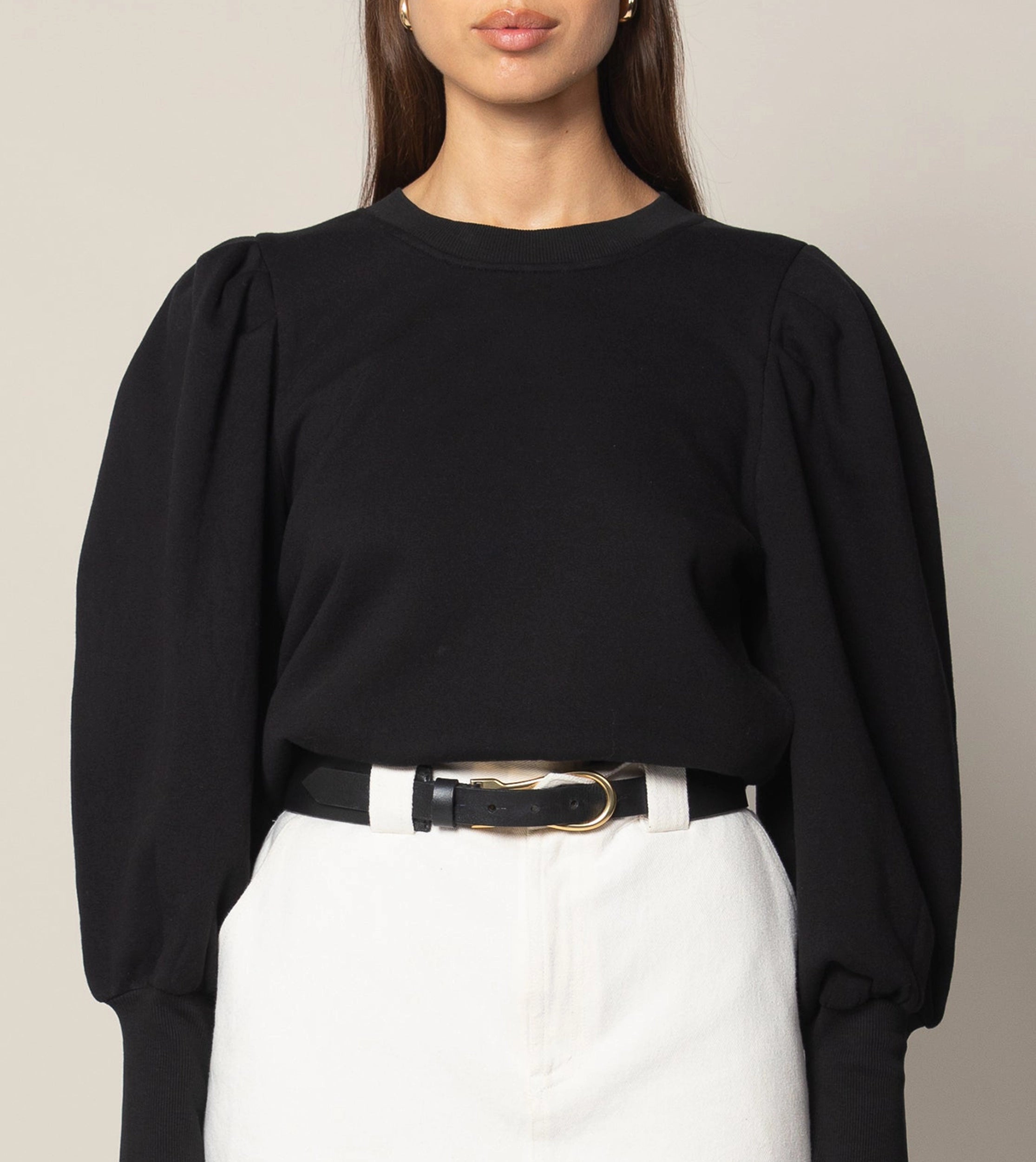 Travis Genuine Leather Belt for Men - Classic Black Dress Belt - Perfect for Business, Office, and Formal Occasions