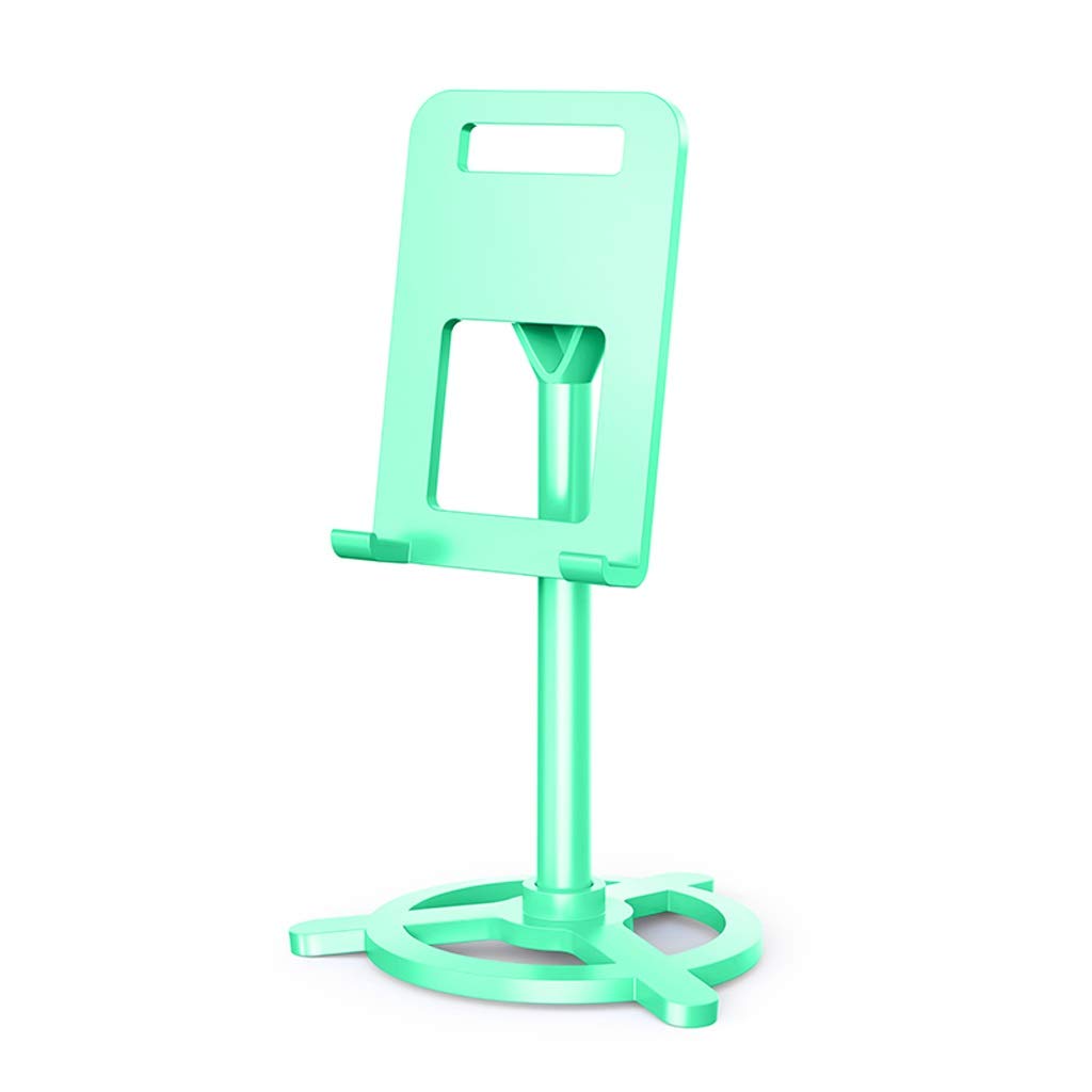 WSSBK Adjustable Phone Stand Holder - Universal Smartphone & Tablet Desk Stand, Portable Mobile Phone Mount for Home, Office, Car (Green) - Perfect for Video Calls, Streaming & Hands-Free Viewing