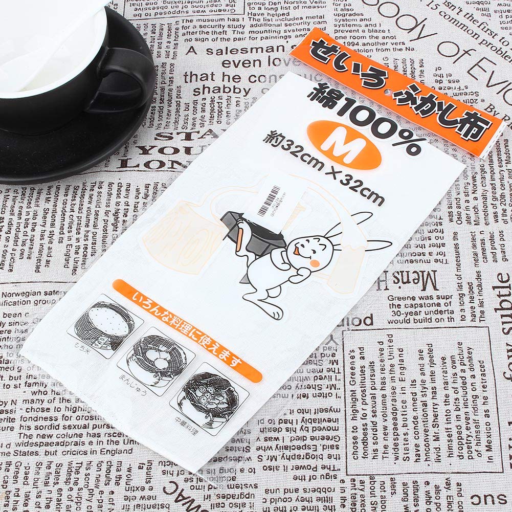 6Pcs Non-Stick Cotton Steamer Cloths for Dumplings, Buns & Bao - Reusable Kitchen Steaming Mesh Mats - Perfect for Bamboo Steamers, Dim Sum & Chinese Cooking Accessories
