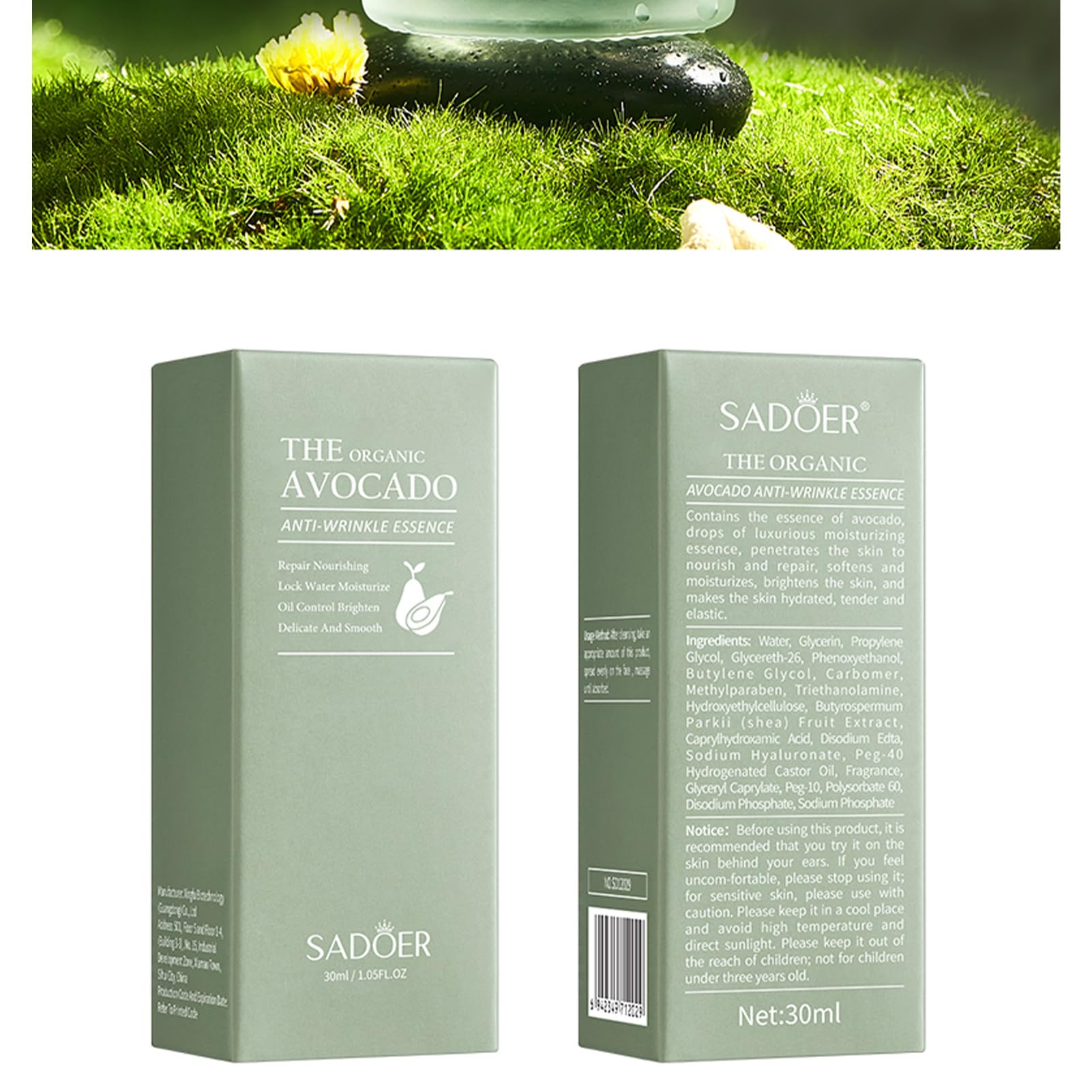 11-in-1 Avocado Skincare Set - Cleanser, Serum, Cream for Women & Men | Daily Routine