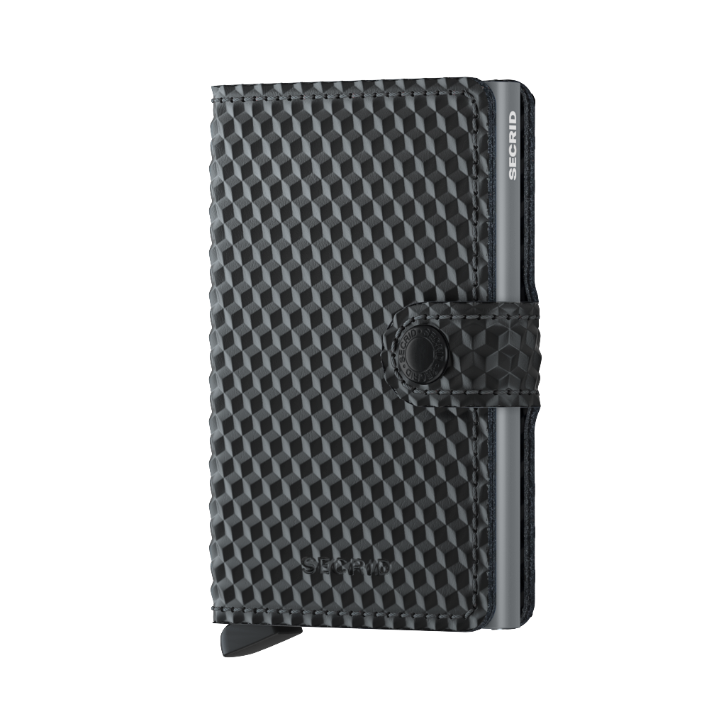 SECRID Miniwallet Cubic - RFID Blocking Slim Wallet for Men & Women | Compact & Secure Card Holder for Everyday Use, Travel & Business