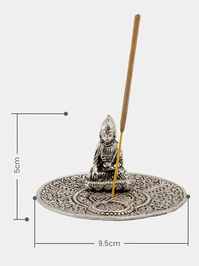 Antique Buddha Incense Holder Burner - Handcrafted Brass Incense Burner for Meditation, Yoga & Home Decor | Perfect for Zen Spaces, Altars & Spiritual Practices