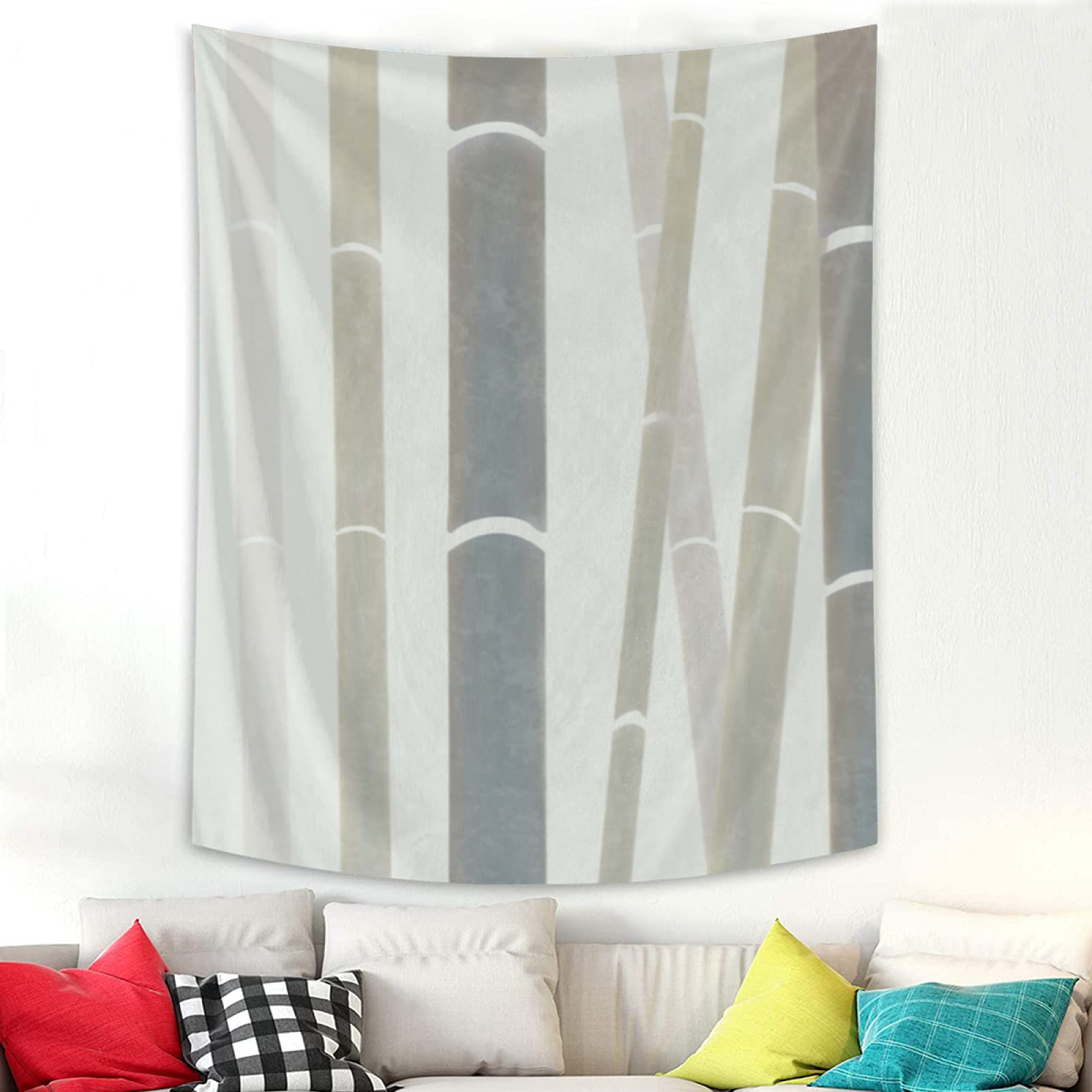 TropicalLife Oriental Style Bamboo Forest Tapestry - 40×60 Inch Aesthetic Wall Hanging for Bedroom Decor, Living Room & Dorm - Polyester Fabric Art for Boho, Zen & Asian Inspired Home Decor